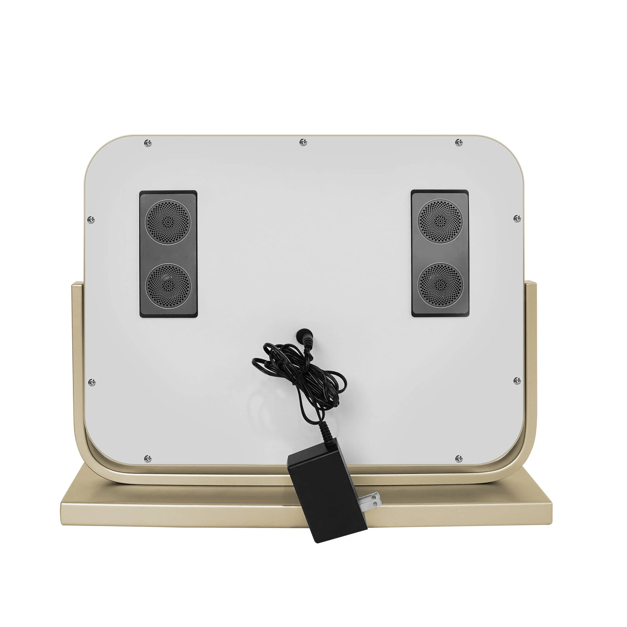 Allura Tri-Tone LED Makeup Mirror with Bluetooth Speakers - Image 2