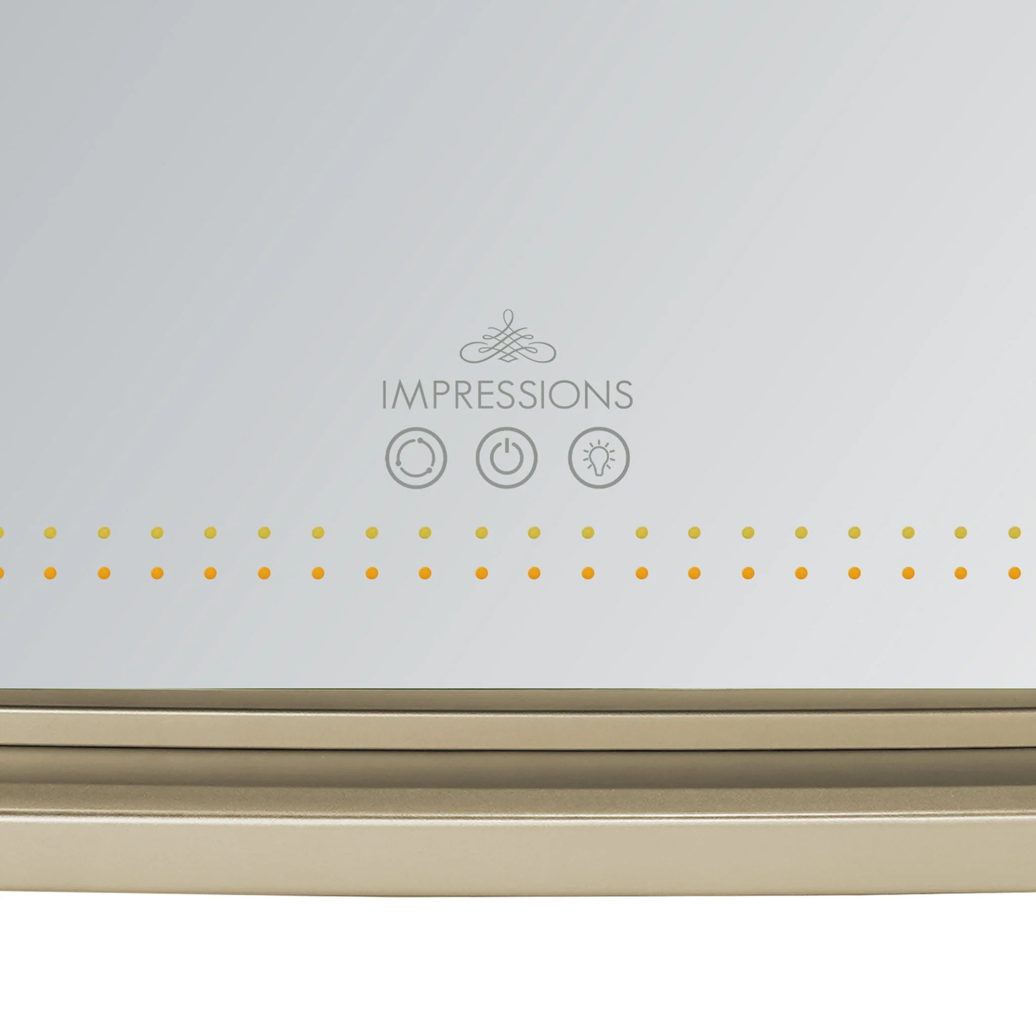 Allura Tri-Tone LED Makeup Mirror with Bluetooth Speakers - Image 3