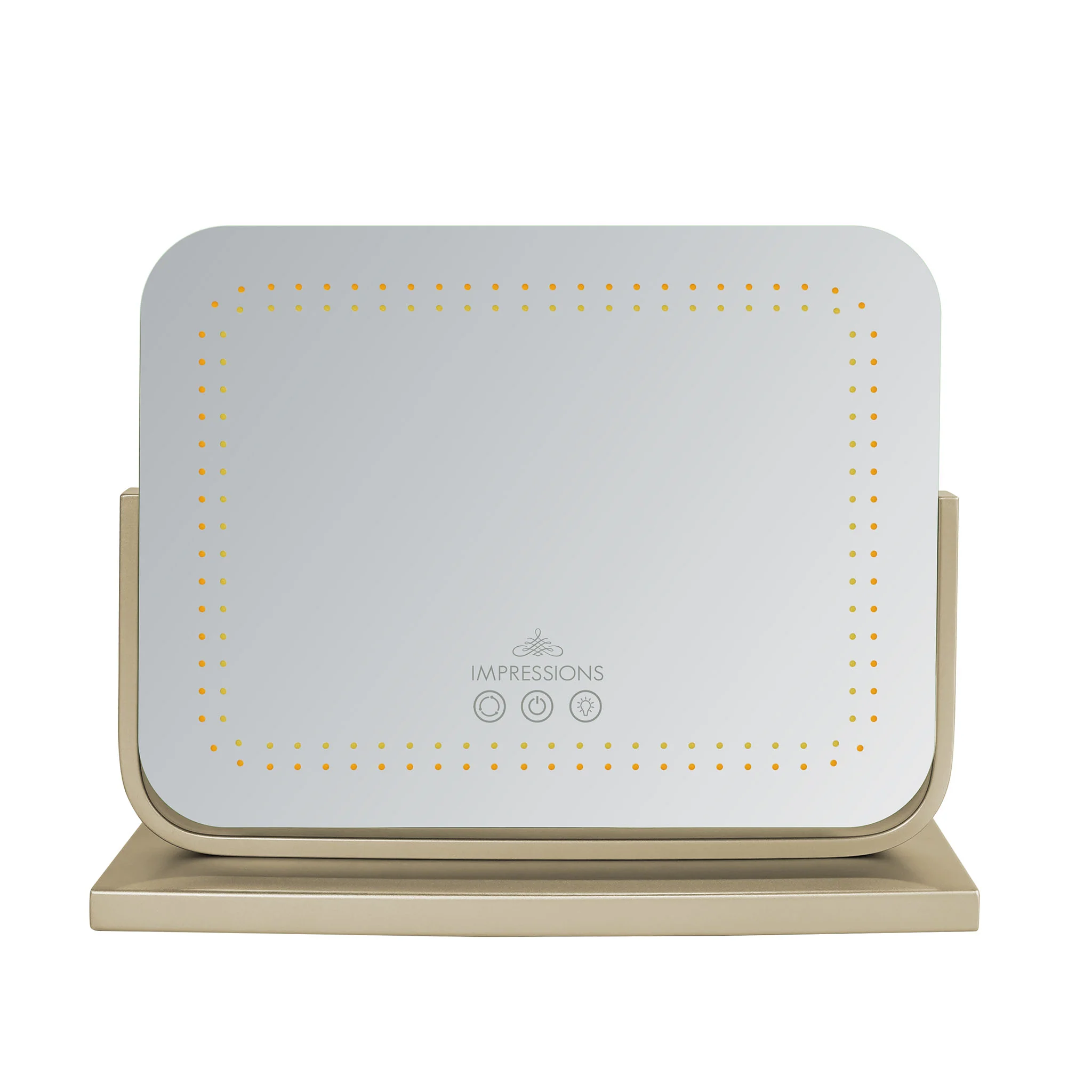 Allura Tri-Tone LED Makeup Mirror with Bluetooth Speakers - Image 4
