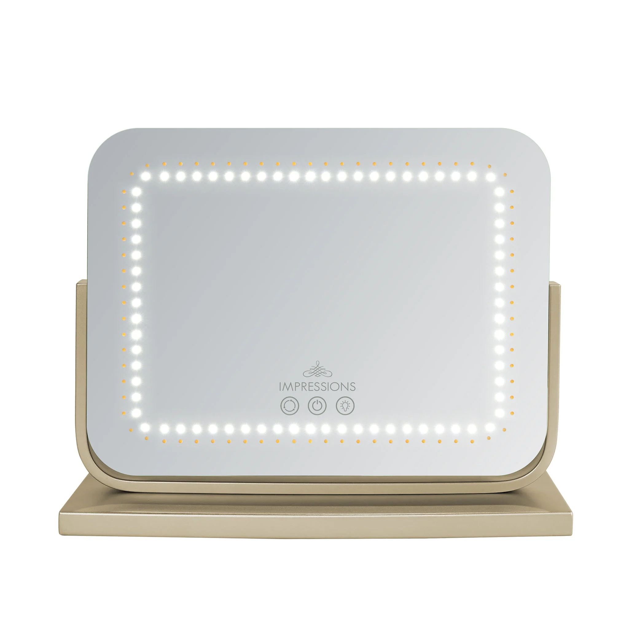 Allura Tri-Tone LED Makeup Mirror with Bluetooth Speakers - Image 5