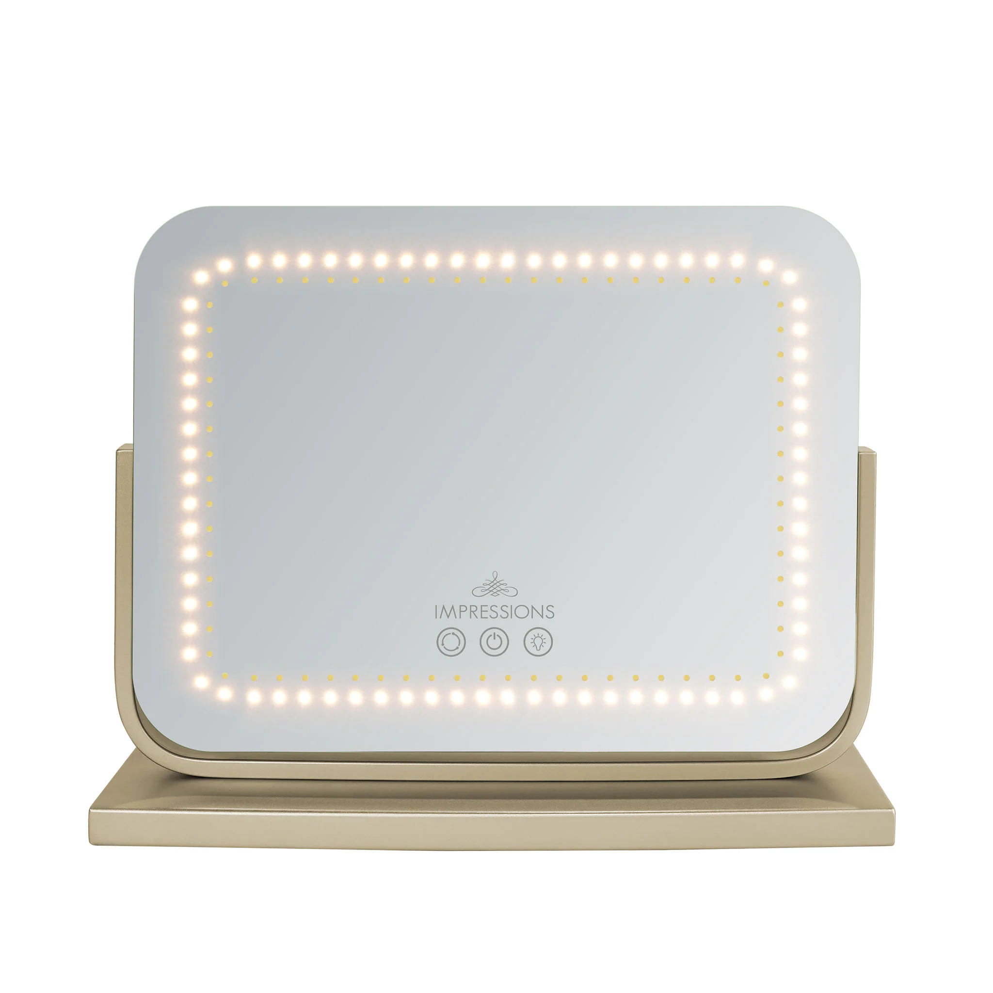 Allura Tri-Tone LED Makeup Mirror with Bluetooth Speakers - Image 6