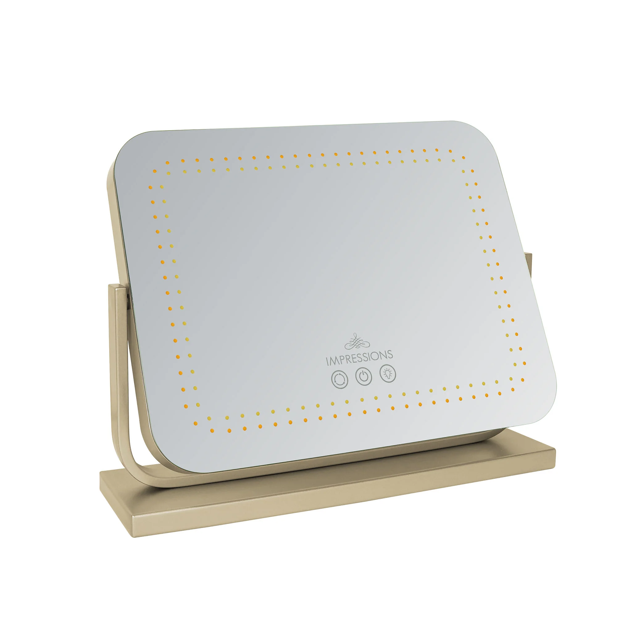 Allura Tri-Tone LED Makeup Mirror with Bluetooth Speakers - Image 7