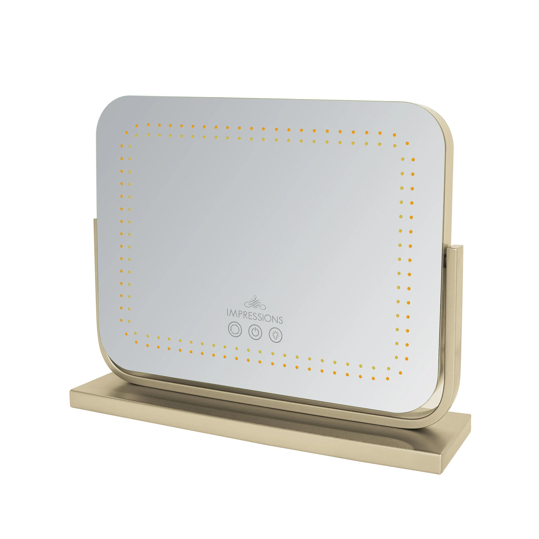 Allura Tri-Tone LED Makeup Mirror with Bluetooth Speakers - Image 8