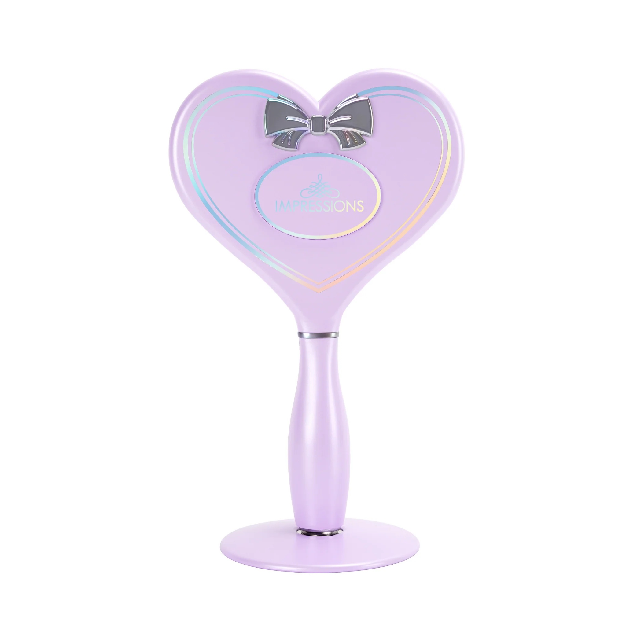 Amour LED Handheld Makeup Mirror with Standing Base - Image 6