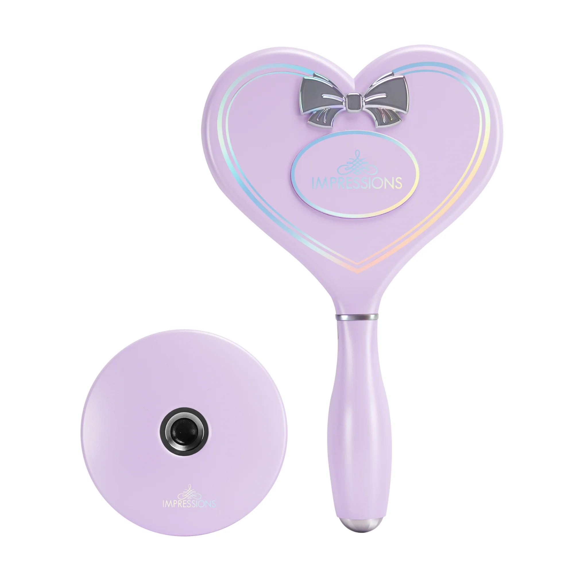 Amour LED Handheld Makeup Mirror with Standing Base - Image 7