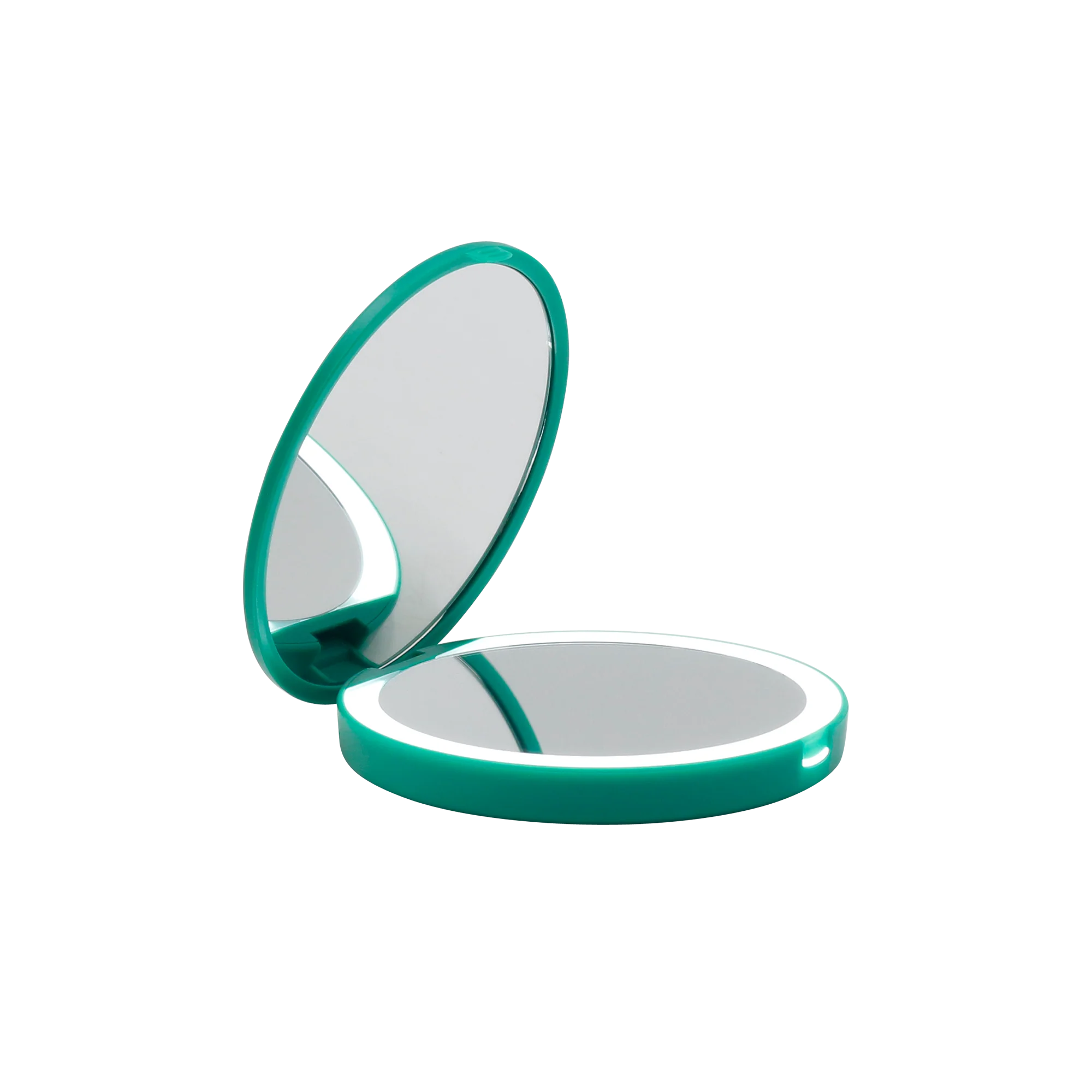 Ariel Compact Mirror with Wireless Power Bank Charging Base - Image 3