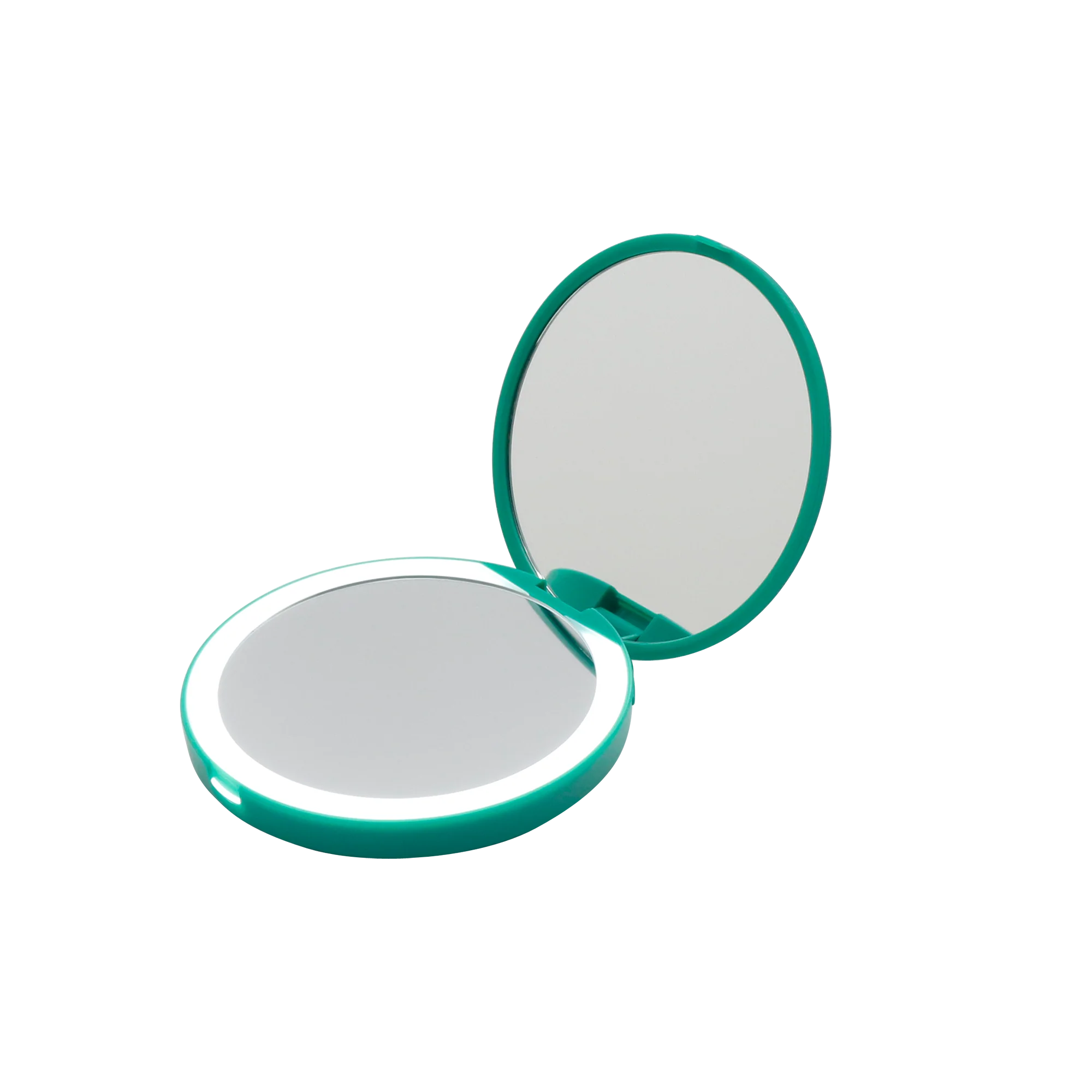 Ariel Compact Mirror with Wireless Power Bank Charging Base - Image 4