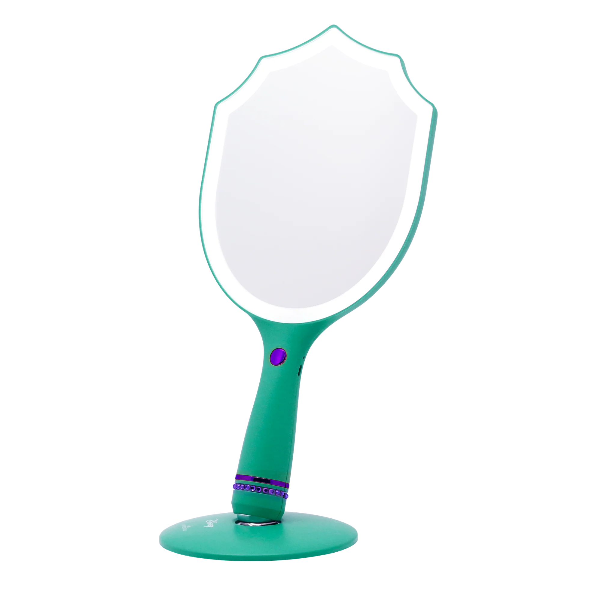 Ariel LED Handheld Makeup Mirror With Standing Base - Image 4