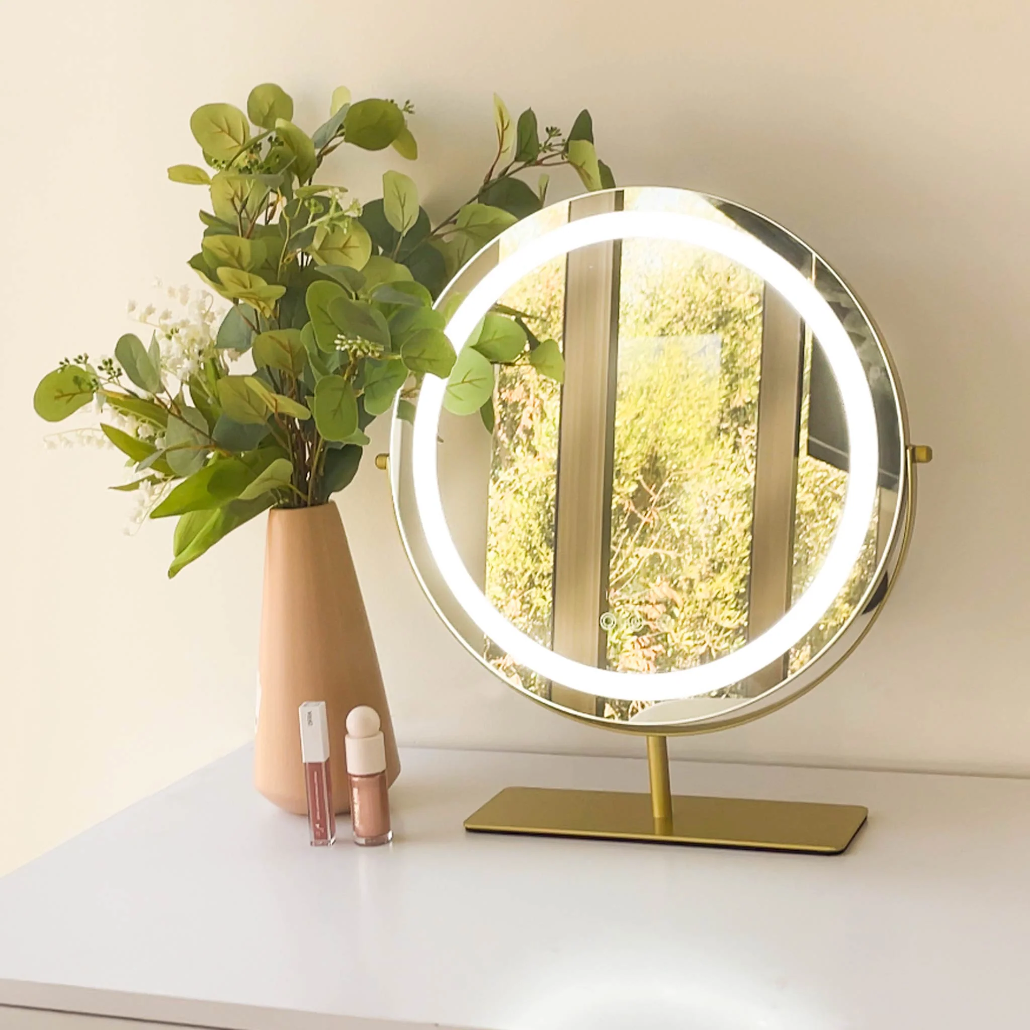 Aura Tri-Tone LED Makeup Mirror - Image 9