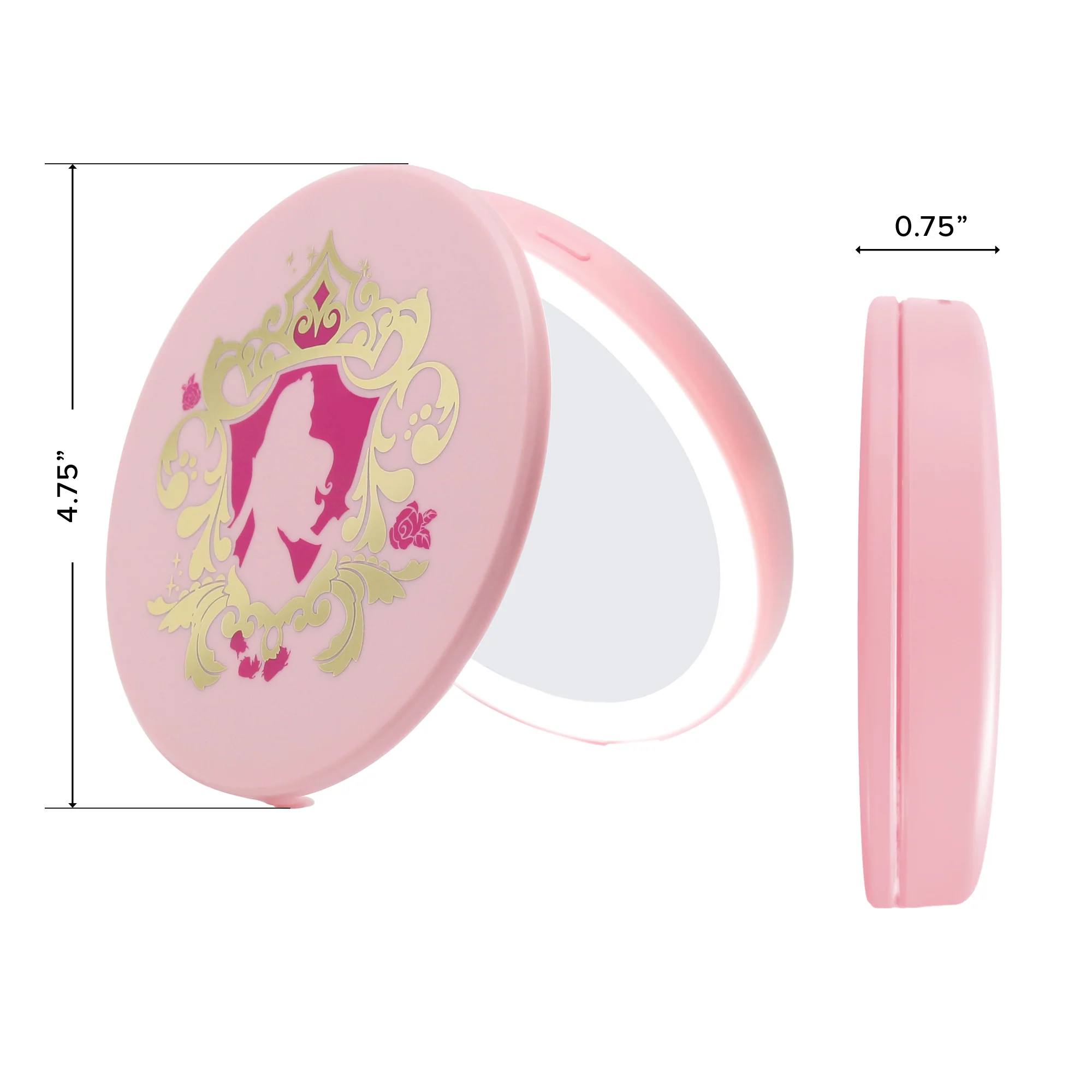 Aurora Compact Mirror with Wireless Power Bank Charging Base - Image 9