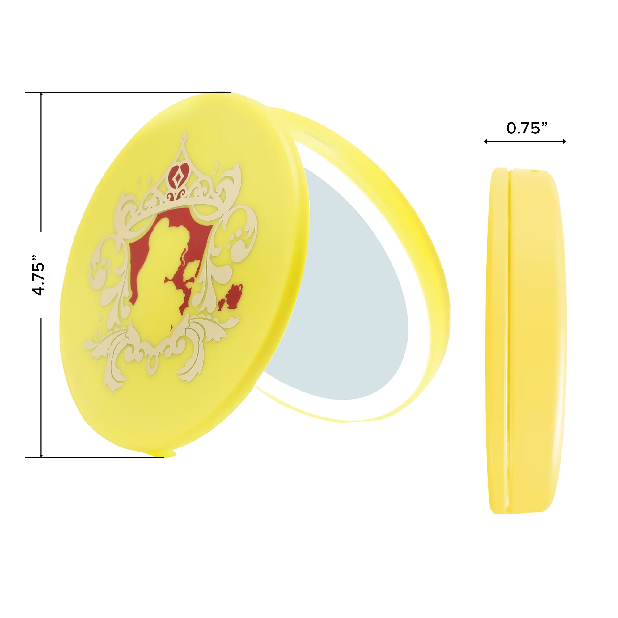Belle Compact Mirror with Wireless Power Bank Charging Base - Image 9