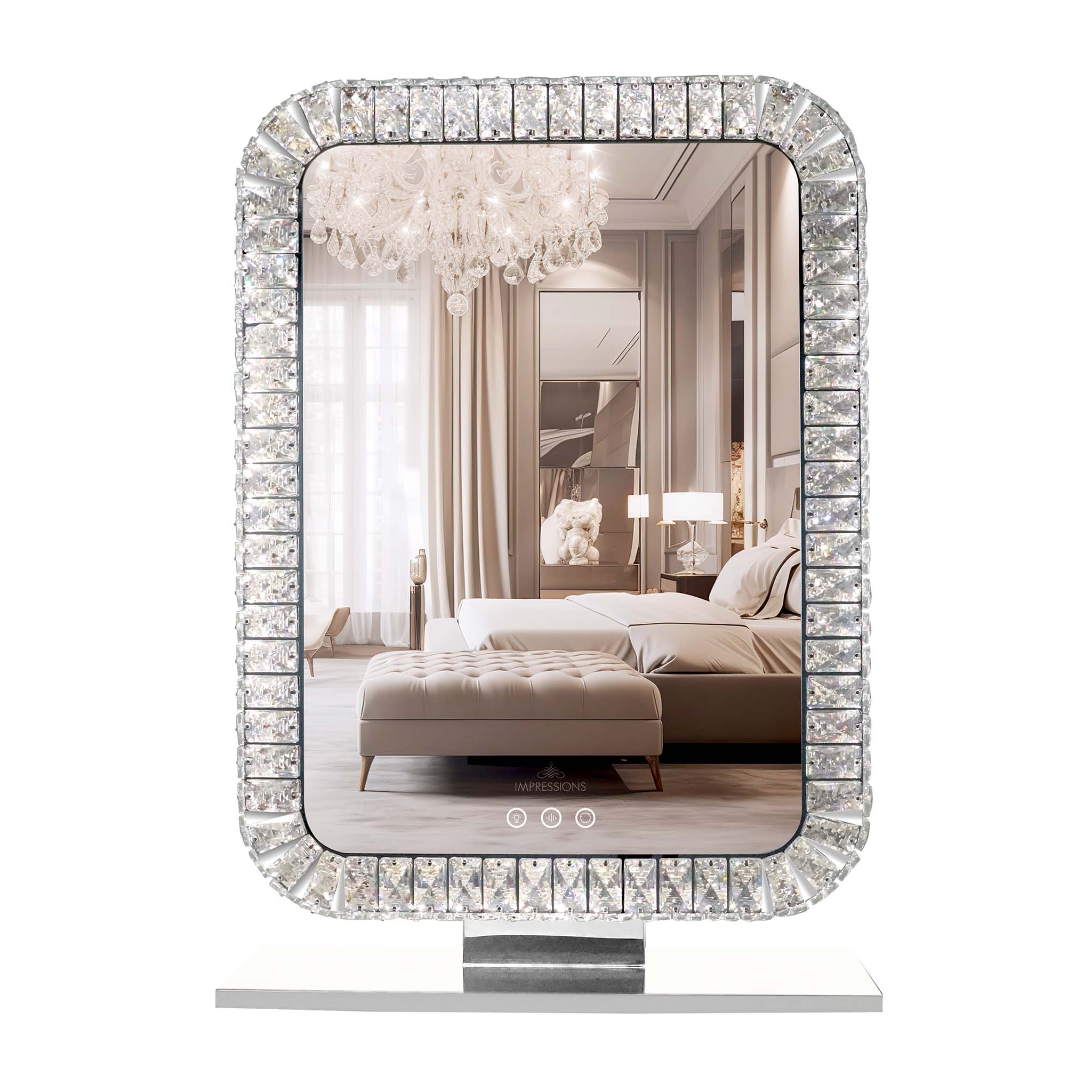 The Bling Collection Portrait RGB Vanity Mirror - Image 3