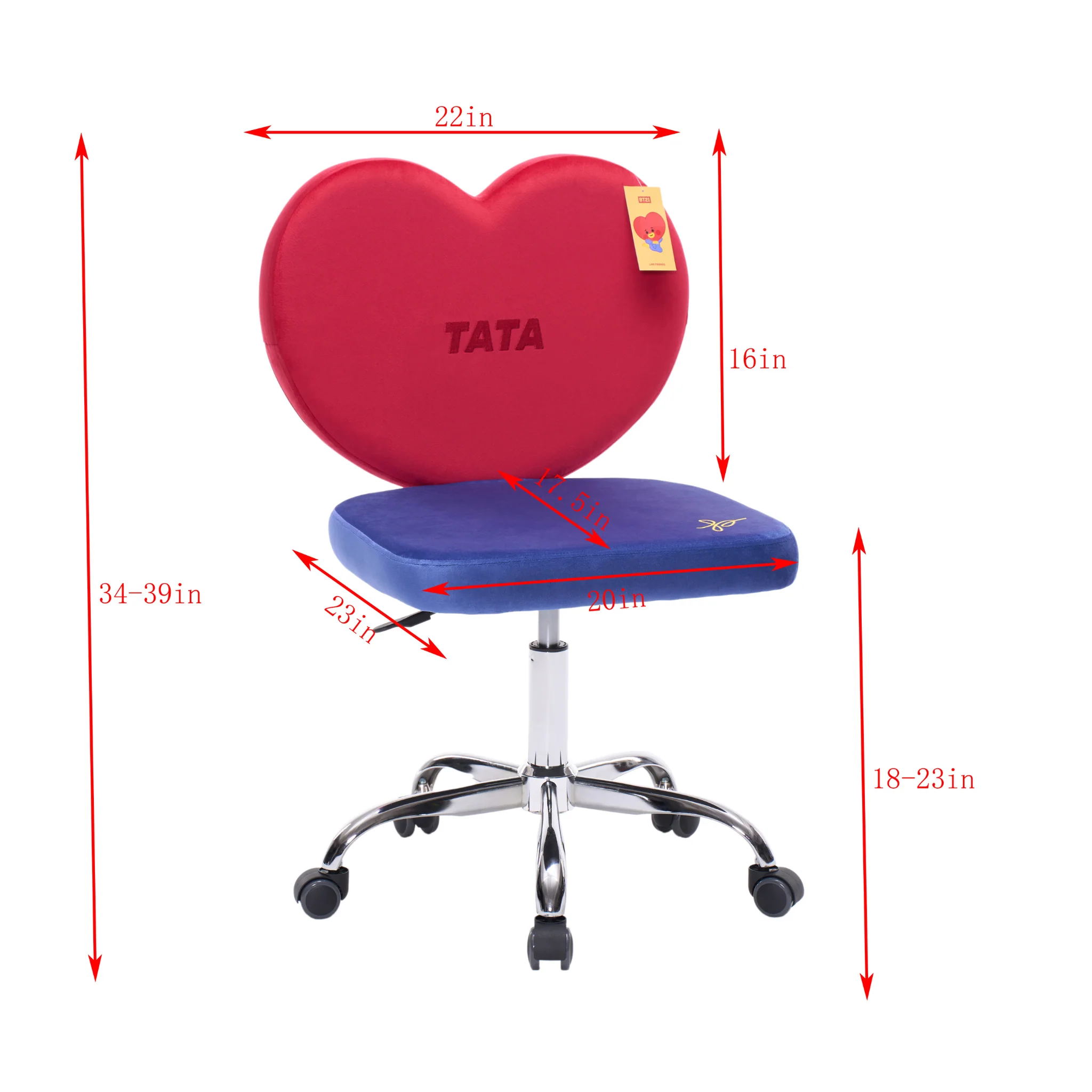 BT21™ TATA Swivel Vanity Chair - Image 4