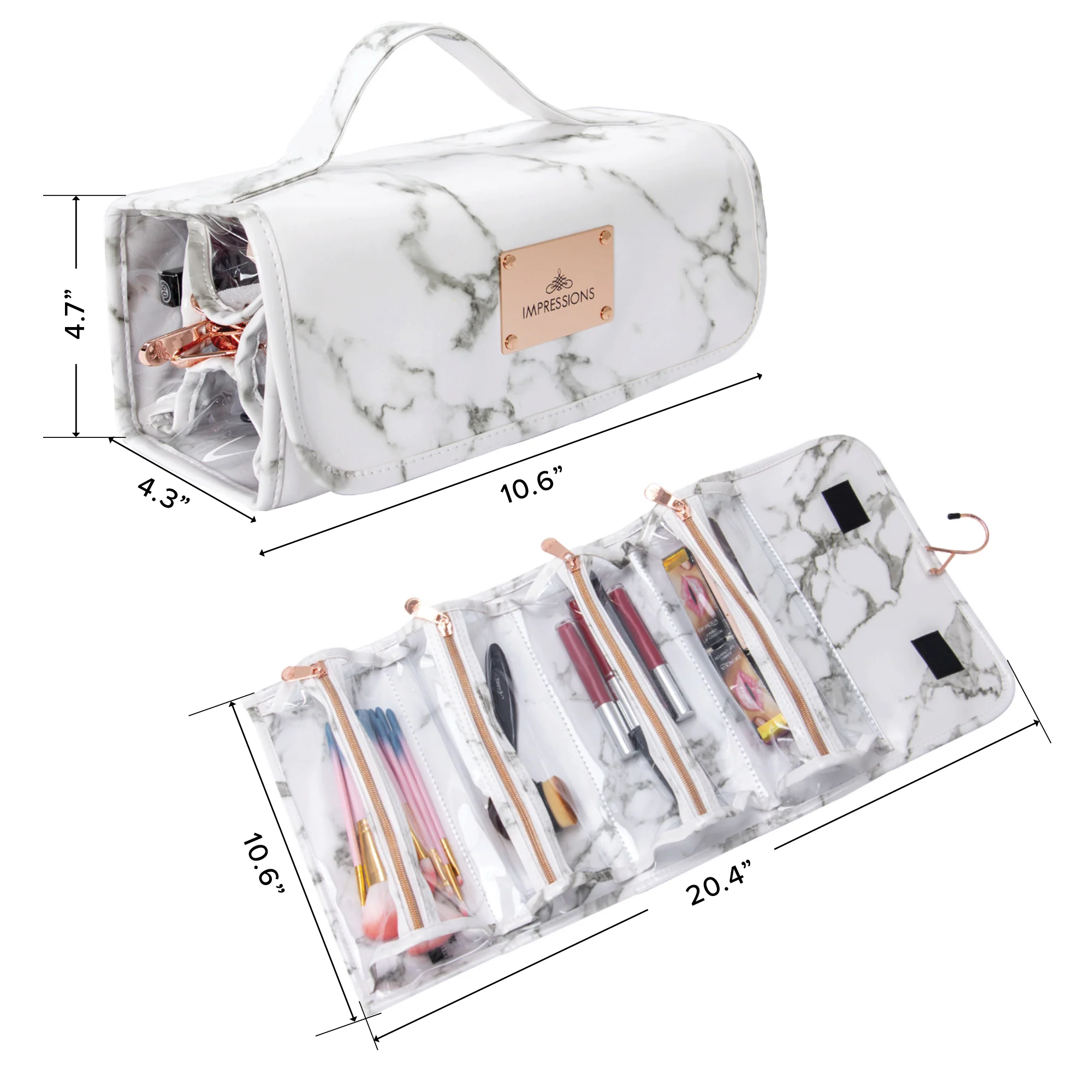 Capri Hanging Cosmetic Bag - Image 3