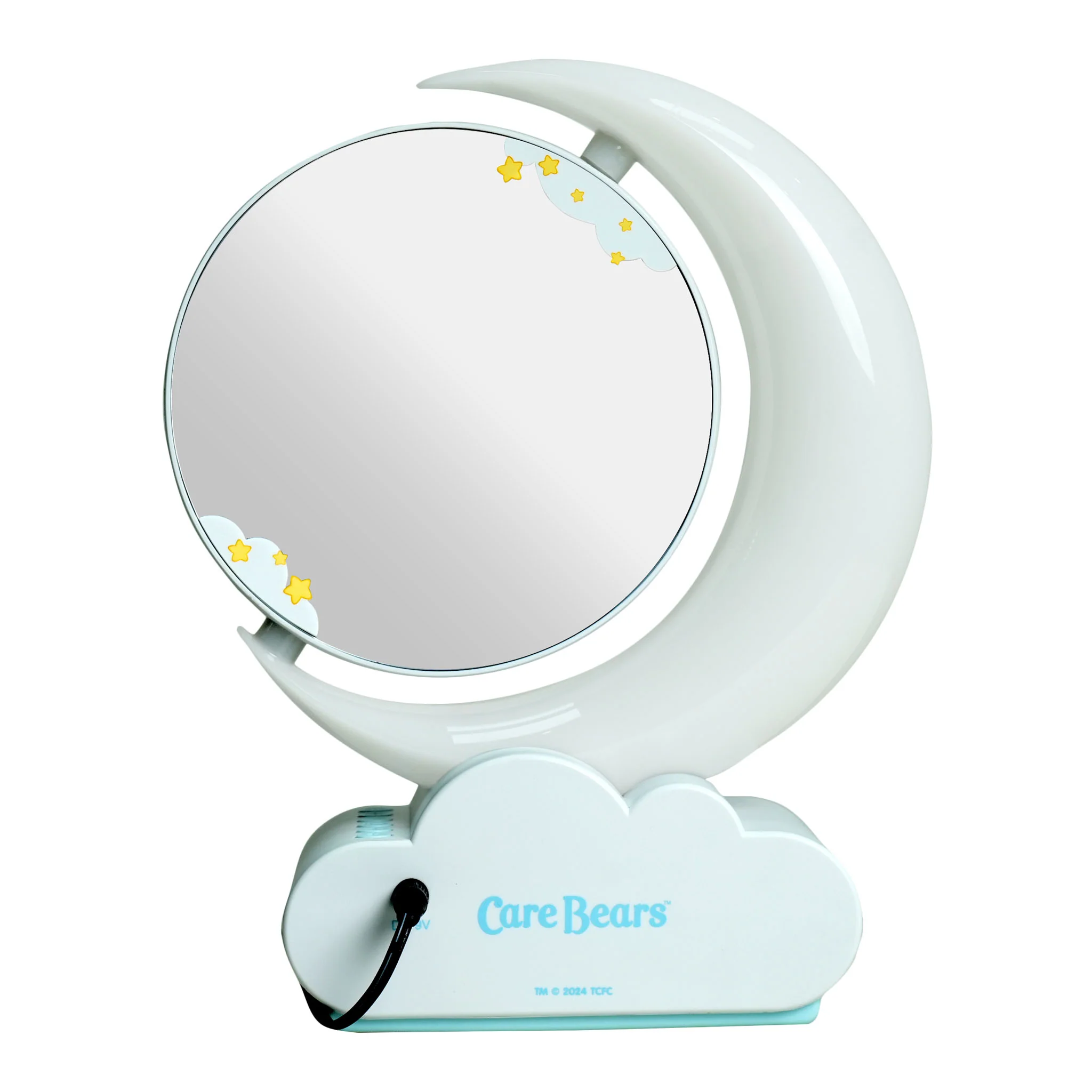 Care Bears™ Bedtime RGB Moon Lamp Makeup Mirror With Bluetooth Speaker - Image 2