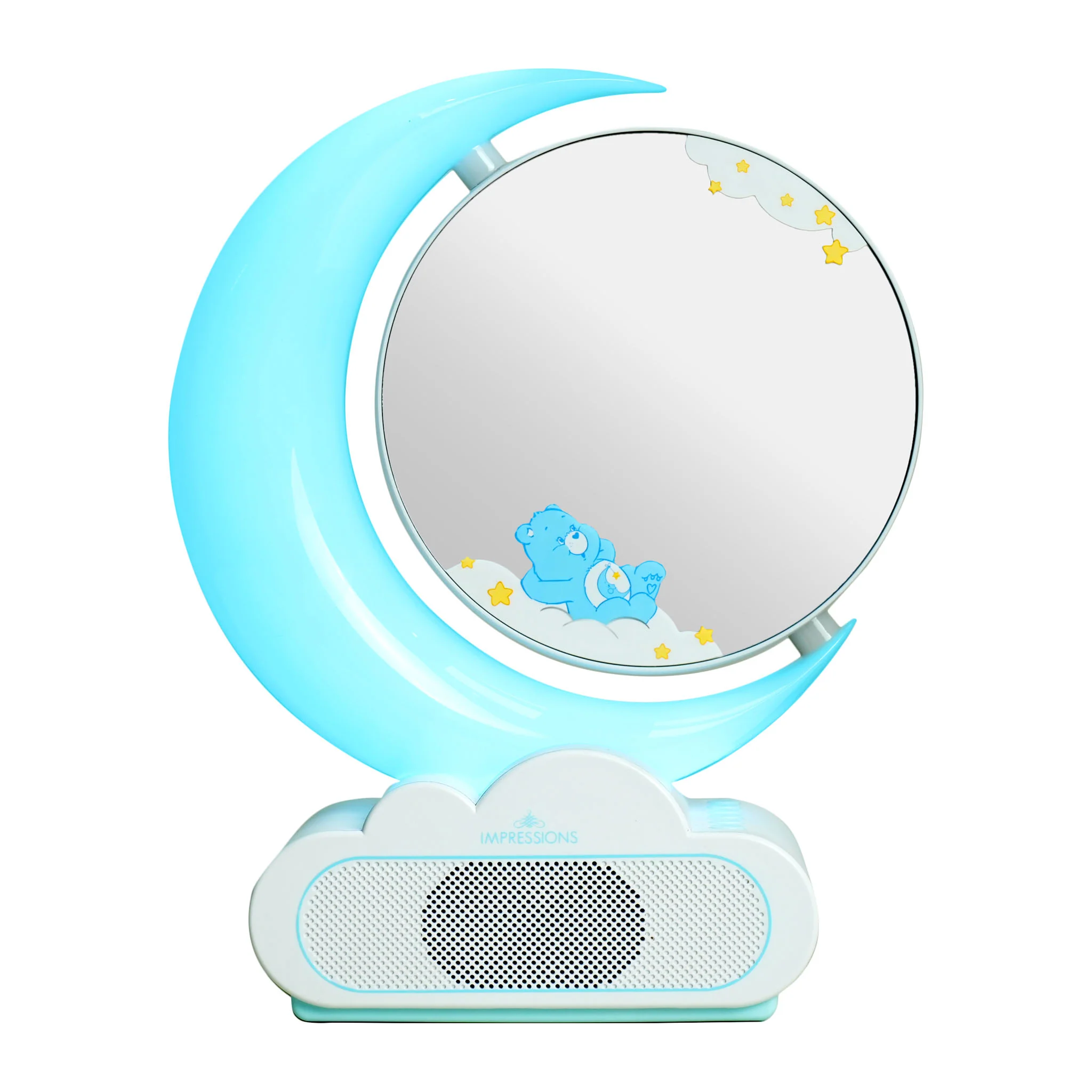 Care Bears™ Bedtime RGB Moon Lamp Makeup Mirror With Bluetooth Speaker - Image 3