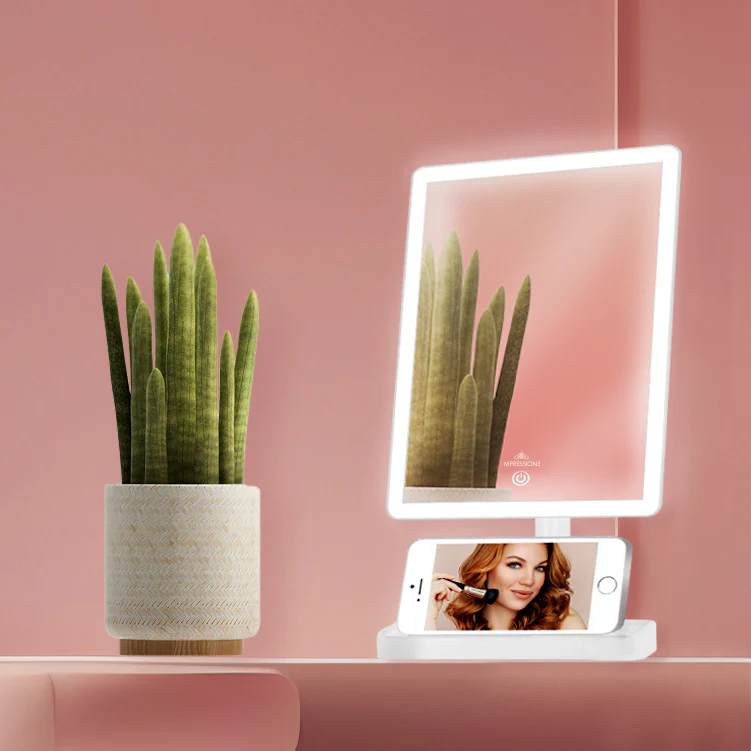 Charmed Tri-Tone LED Makeup Mirror - Image 11