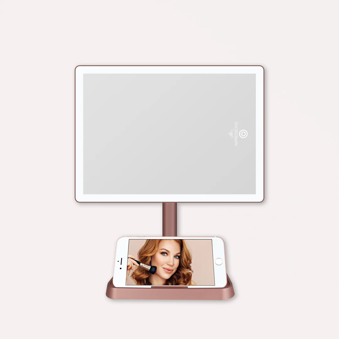 Charmed Tri-Tone LED Makeup Mirror - Image 17
