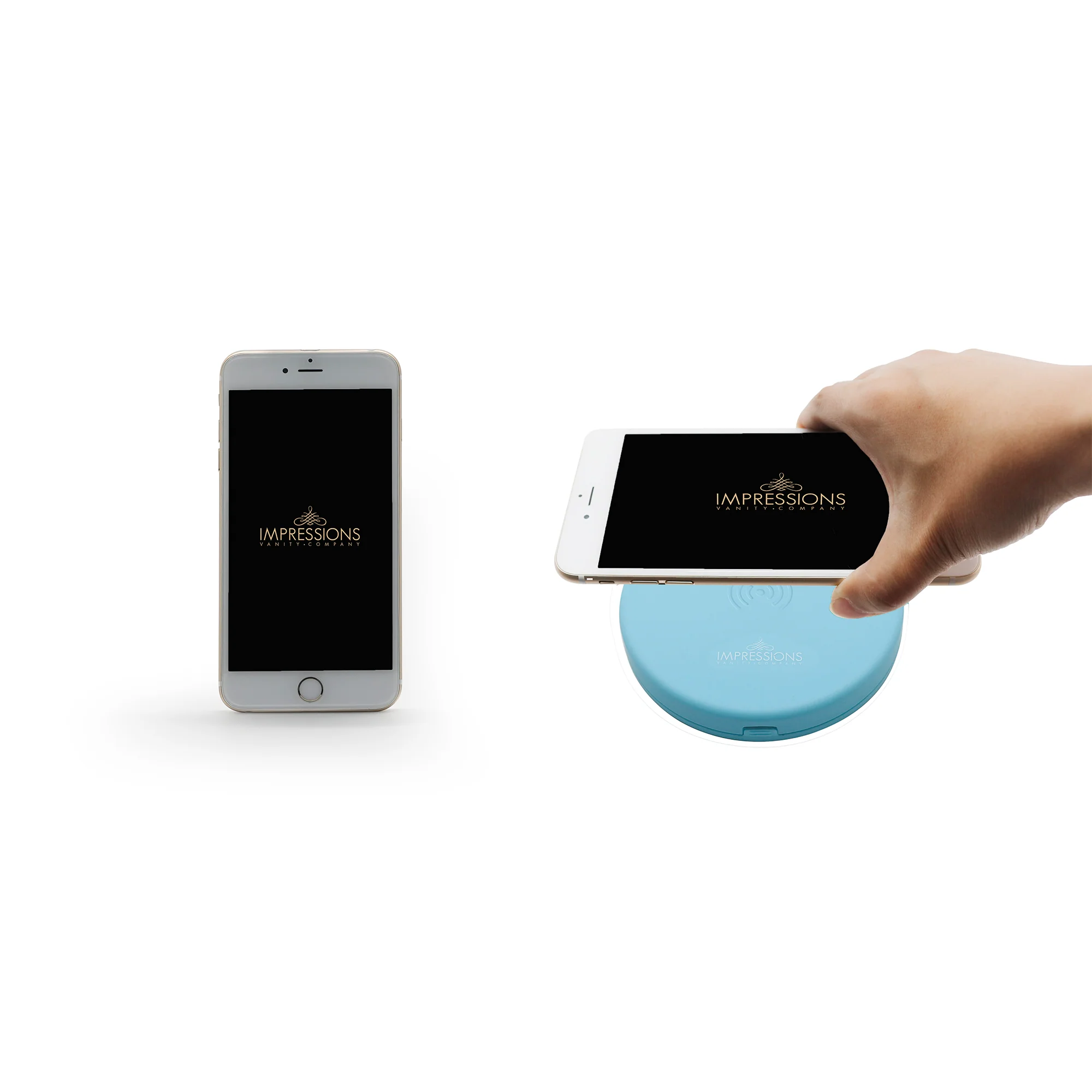 Cinderella Compact Mirror with Wireless Power Bank Charging Base - Image 8