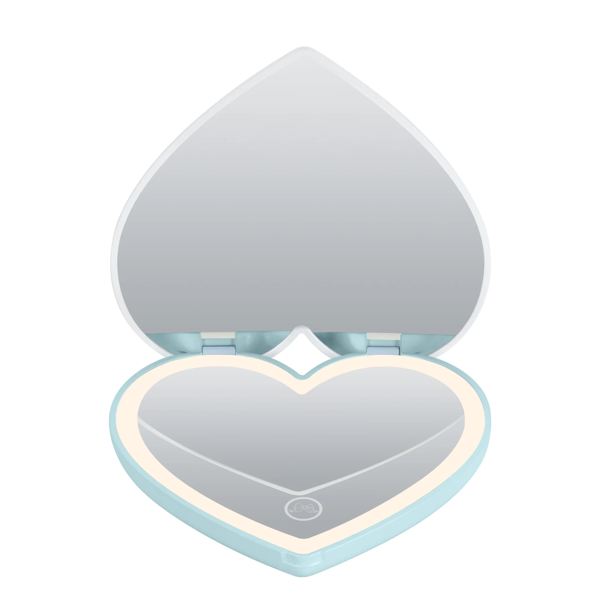 Cinnamoroll™ “Lovely Ribbon” LED Heart Compact Mirror - Image 3