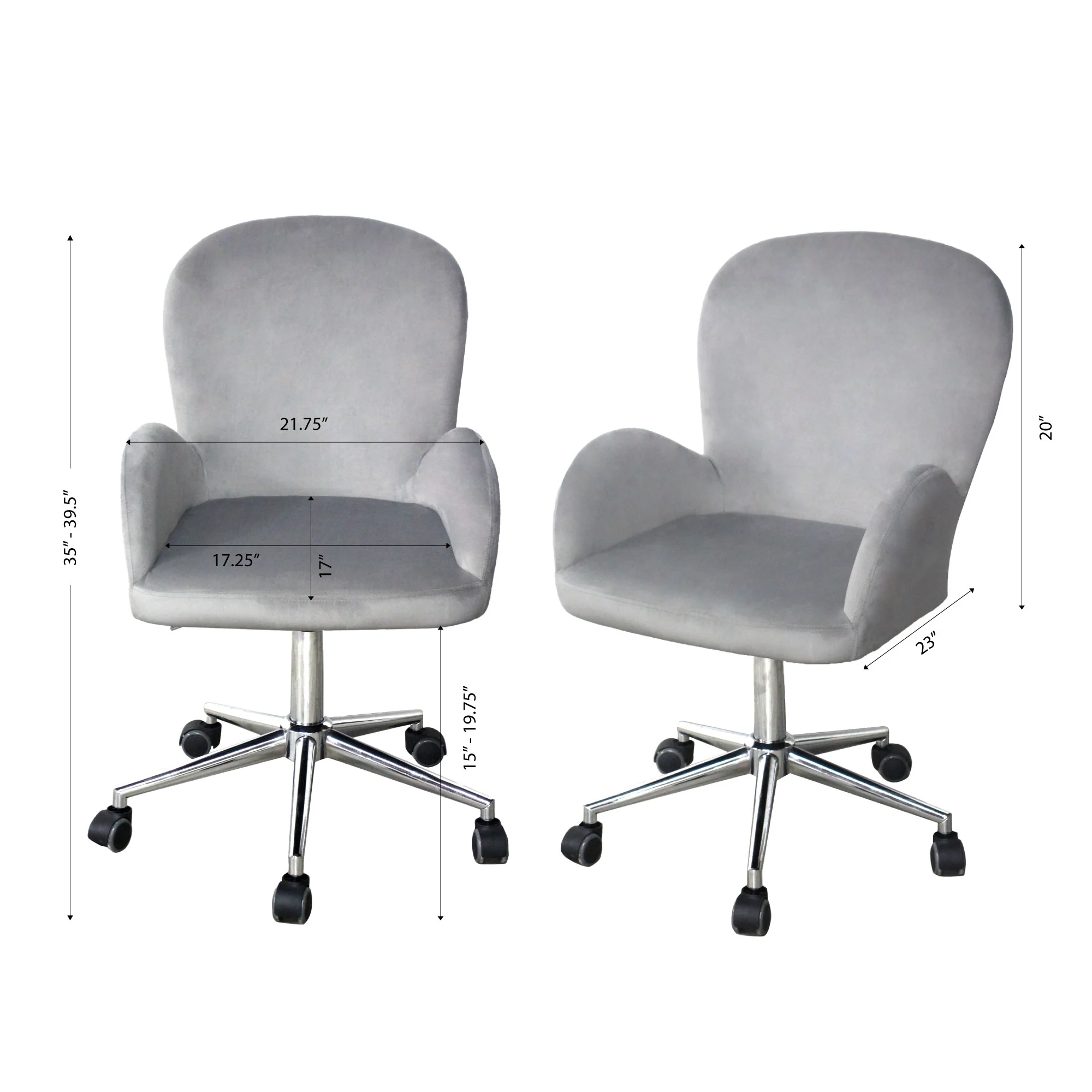 Colette Swivel Vanity Chair - Image 9