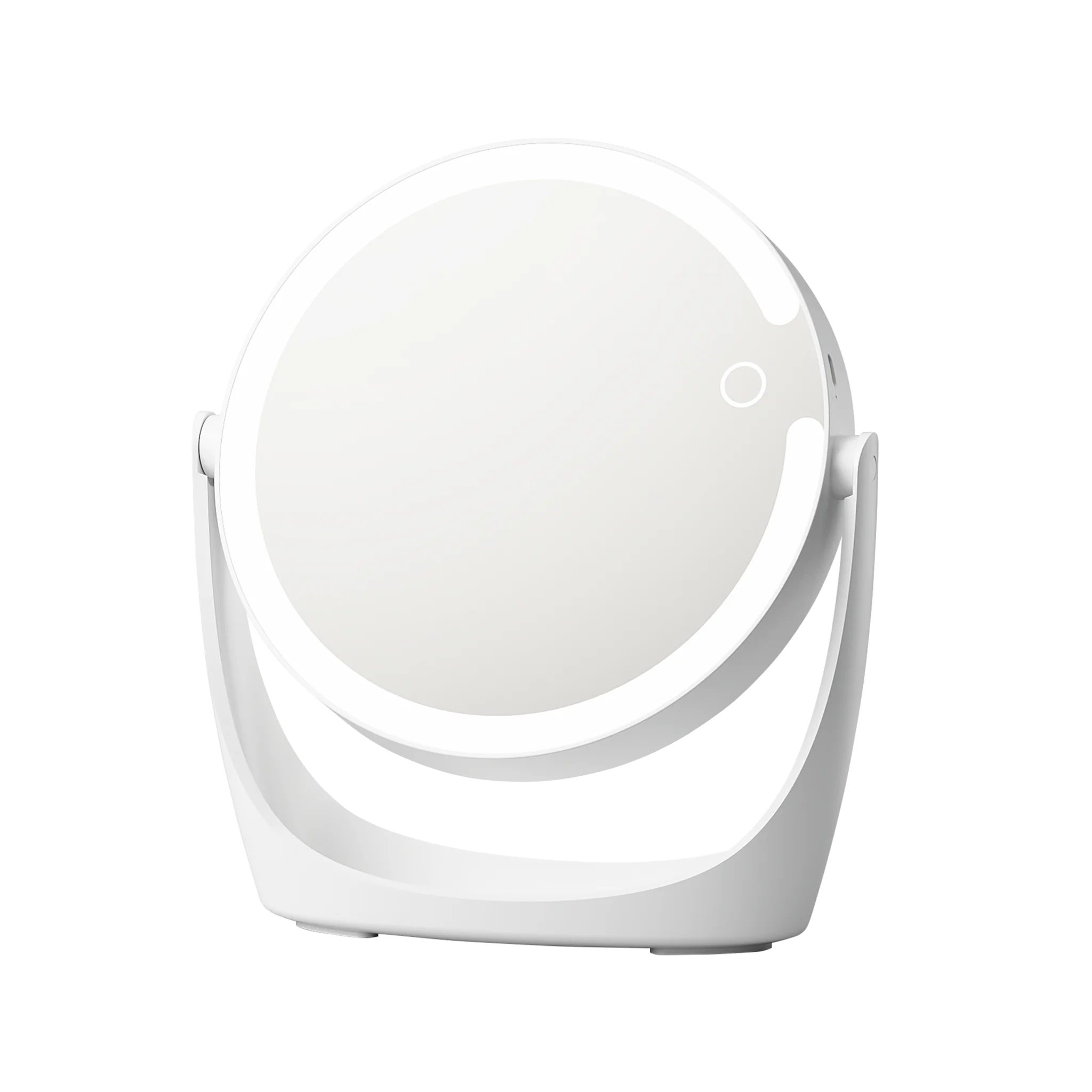 "Core" Round Tabletop LED Mirror - Image 3