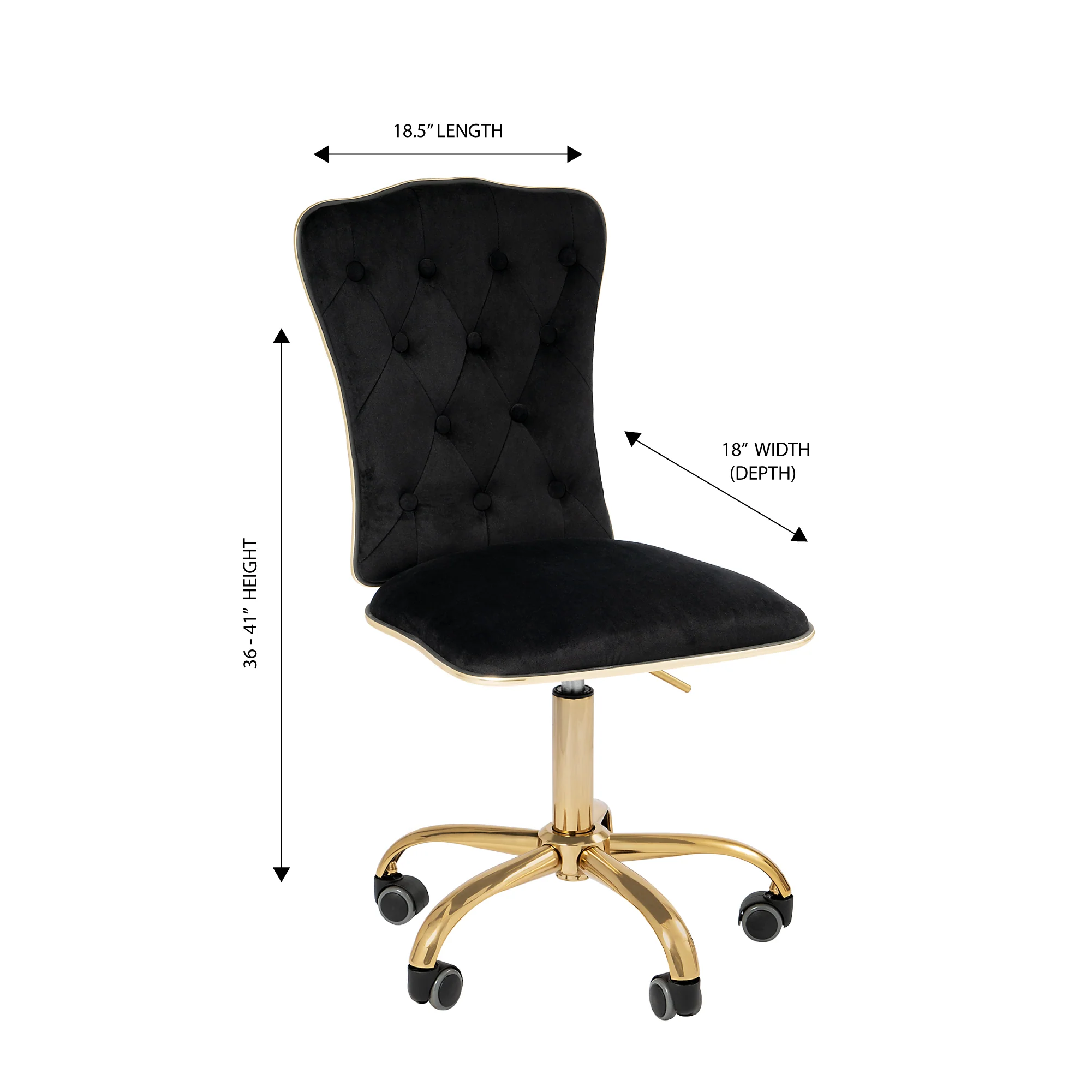 Elise Tufted Vanity Chair - Image 5