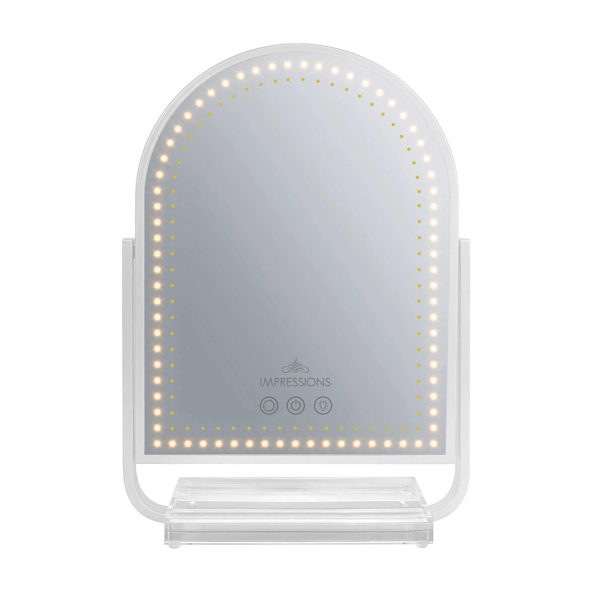 Glimmer Arch Tri-Tone LED Makeup Mirror - Image 14