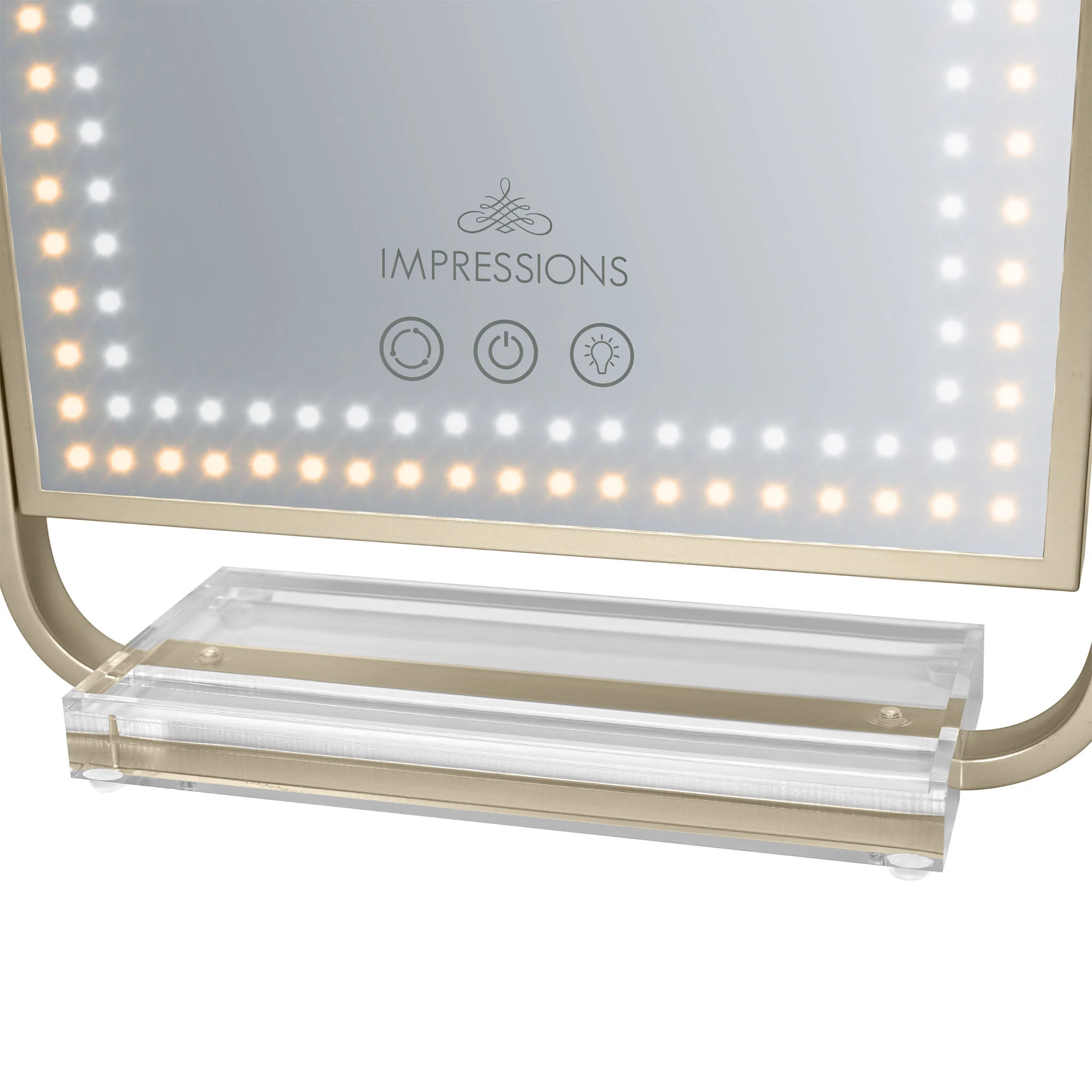 Glimmer Arch Tri-Tone LED Makeup Mirror - Image 16