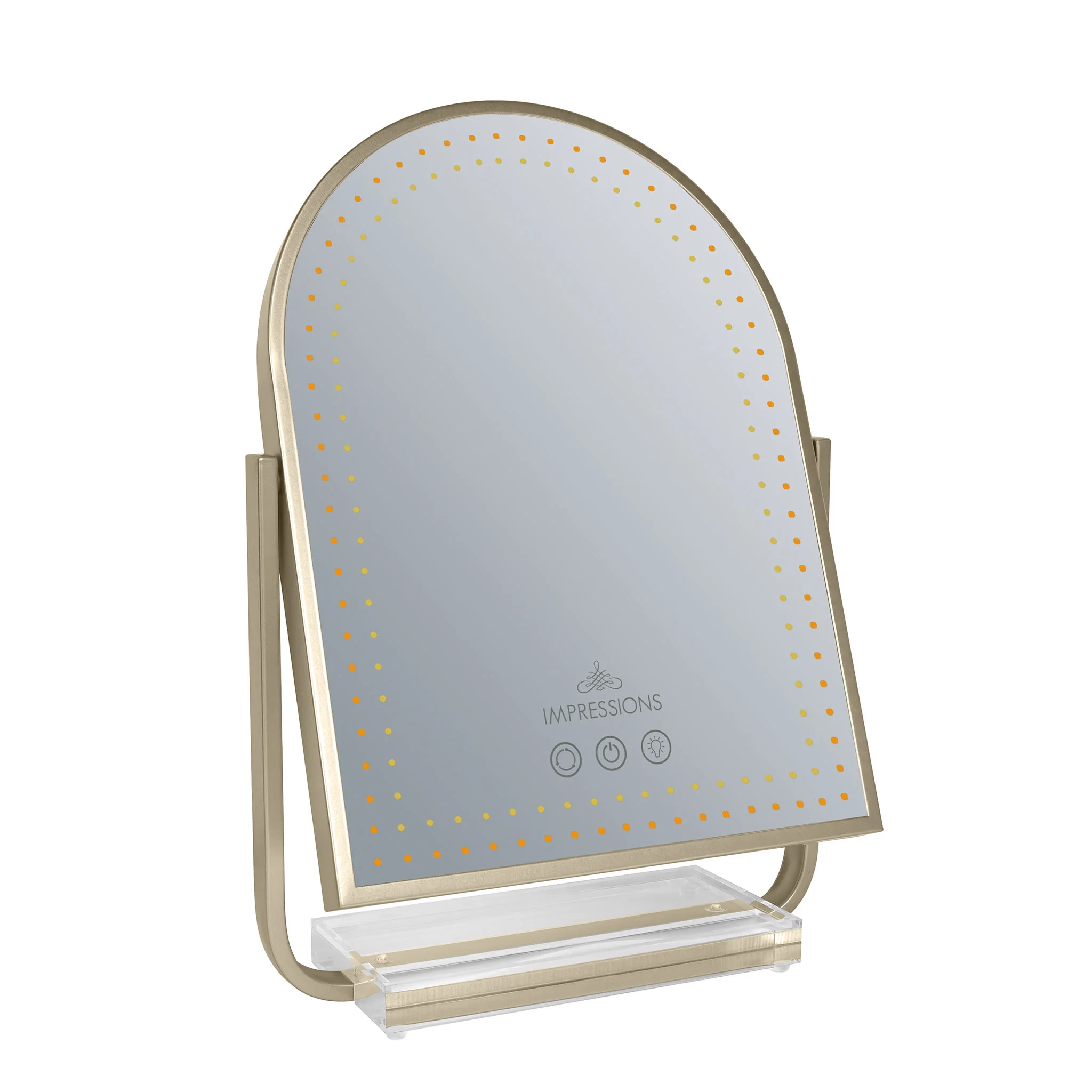Glimmer Arch Tri-Tone LED Makeup Mirror - Image 17