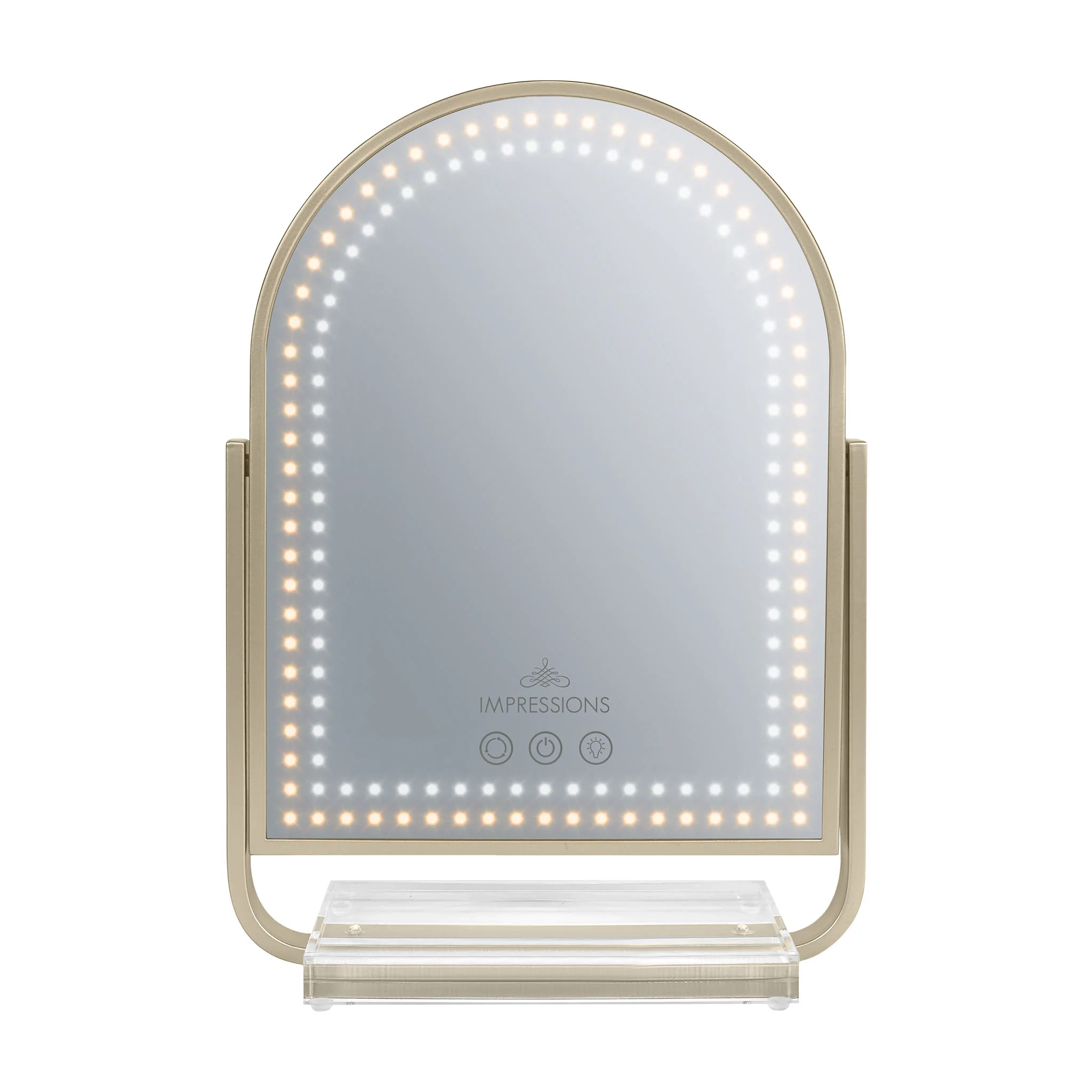 Glimmer Arch Tri-Tone LED Makeup Mirror - Image 18