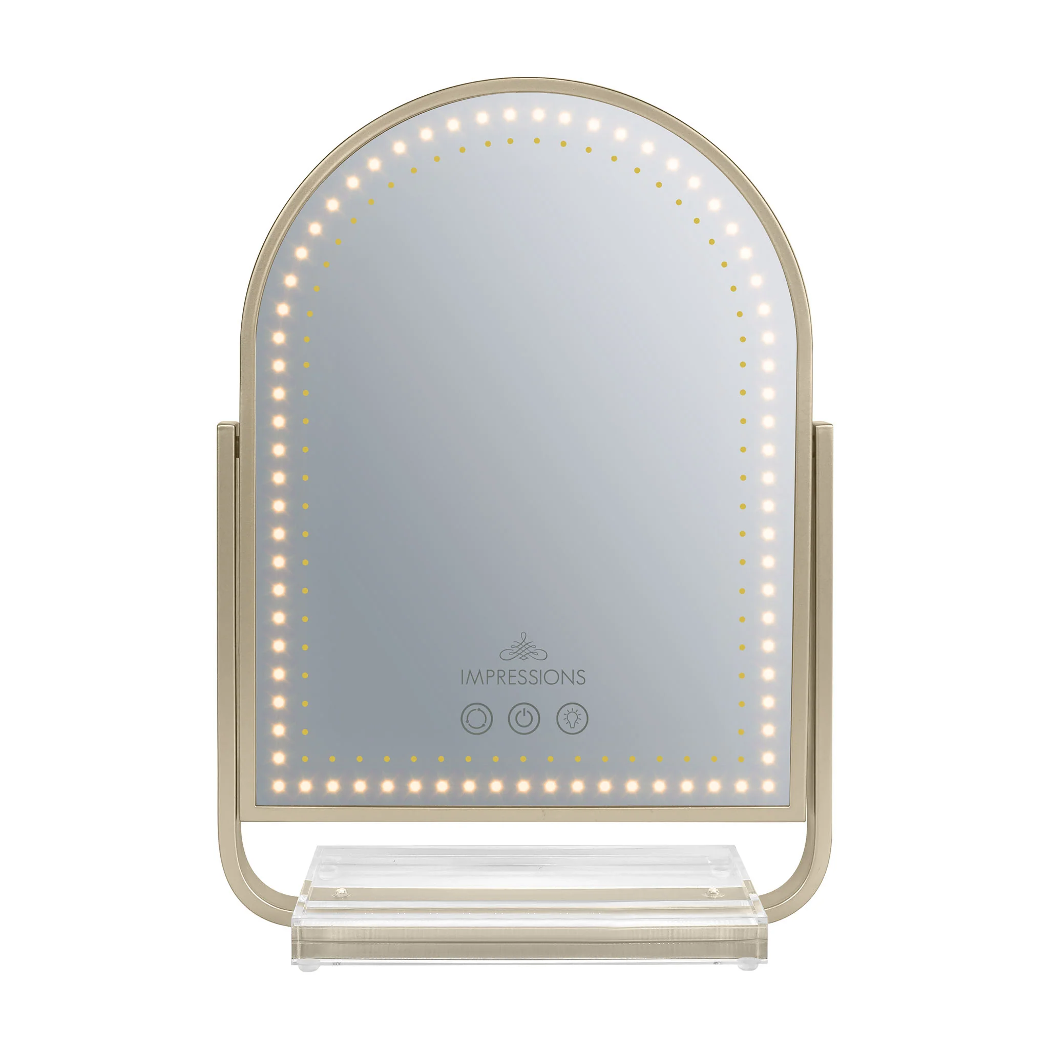 Glimmer Arch Tri-Tone LED Makeup Mirror - Image 21