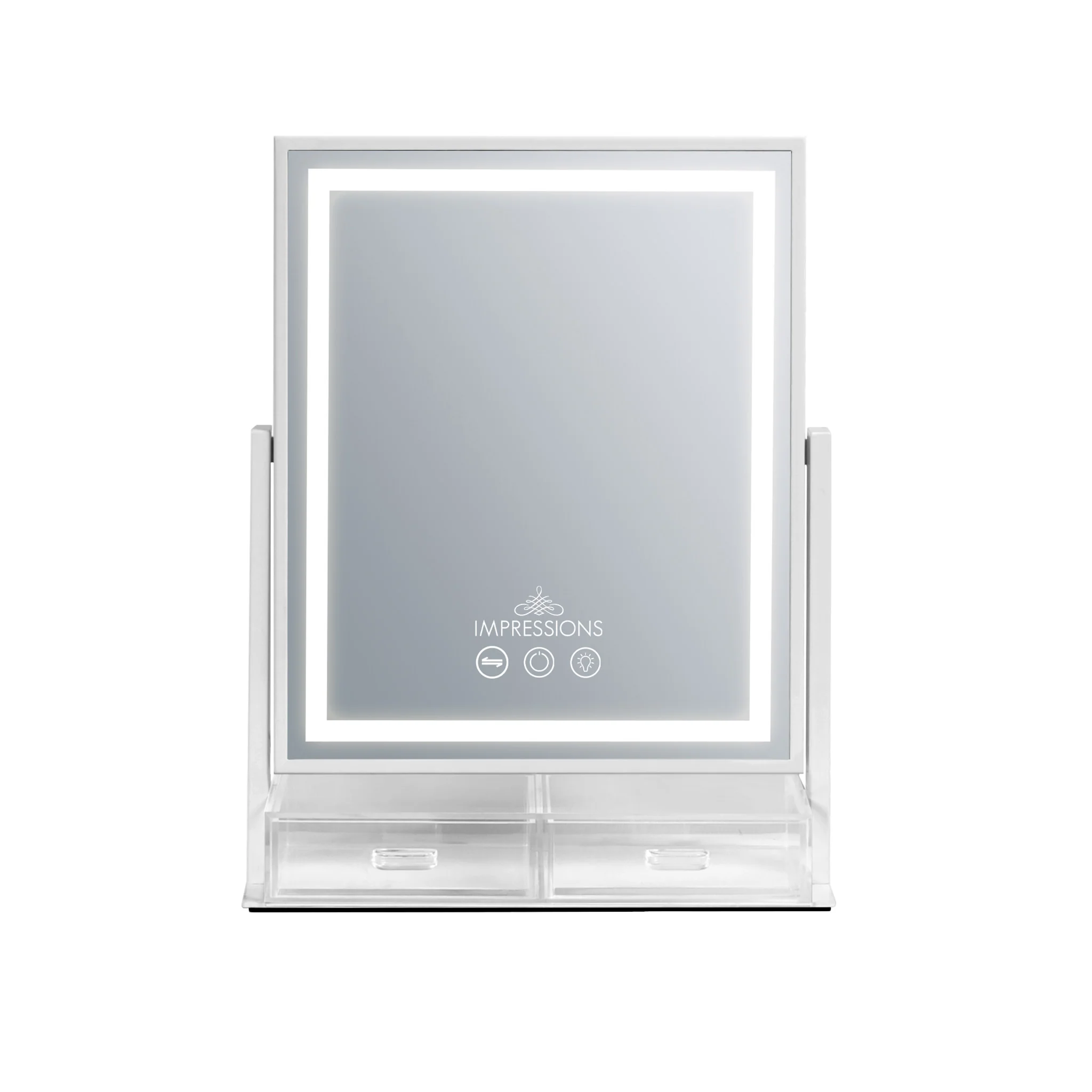 Glow & Store Tri-Tone LED Makeup Mirror - Image 10