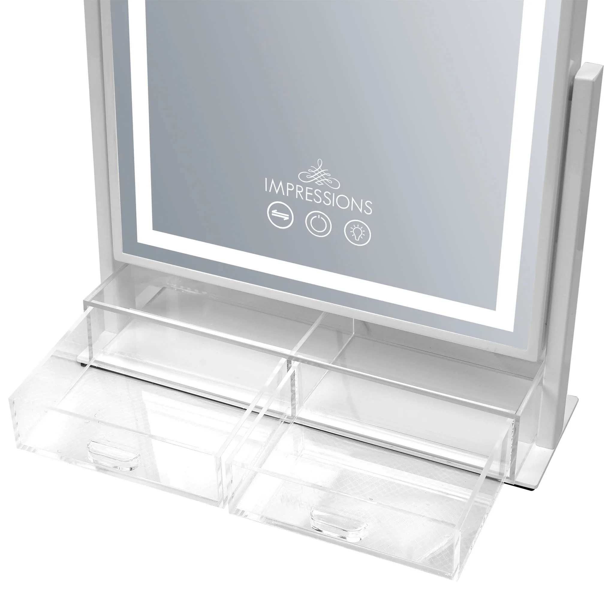 Glow & Store Tri-Tone LED Makeup Mirror - Image 11