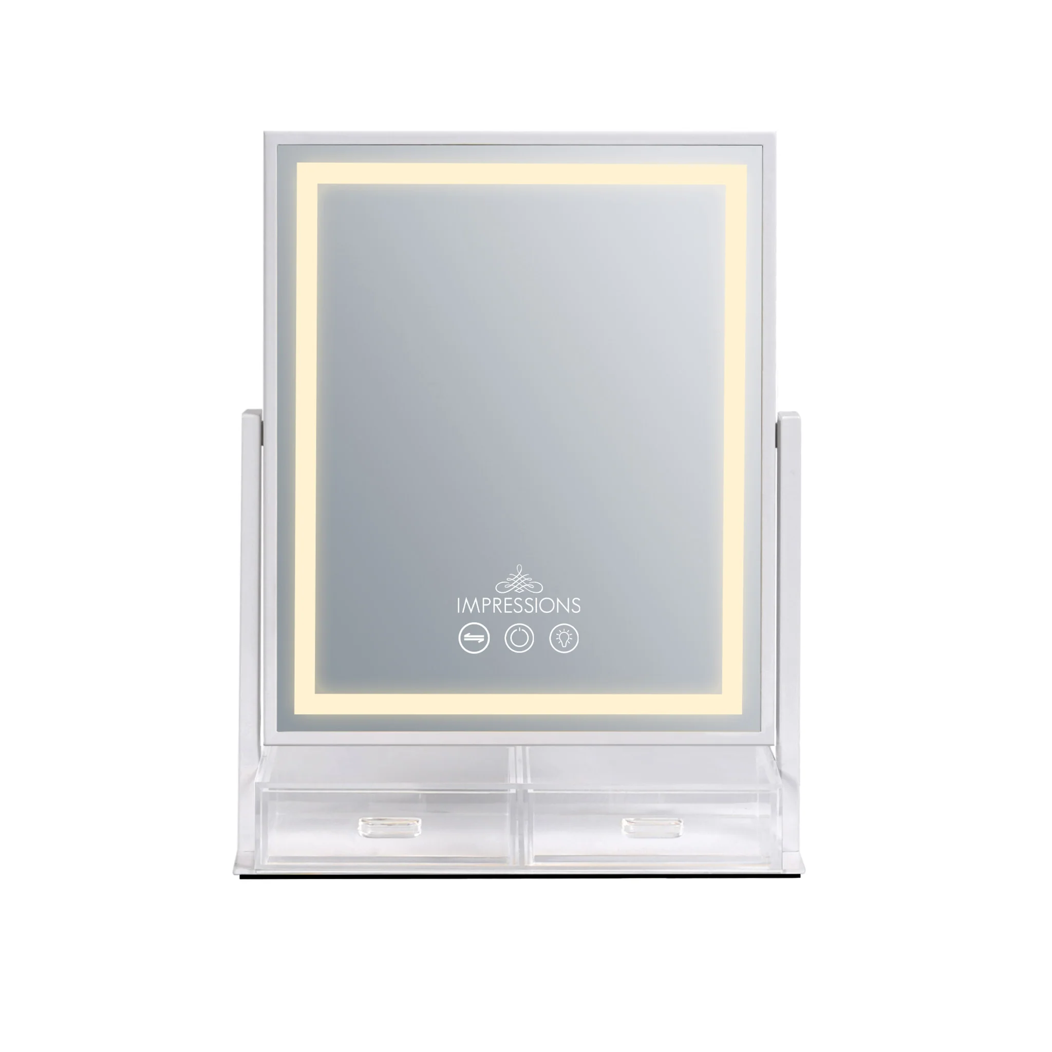 Glow & Store Tri-Tone LED Makeup Mirror - Image 12