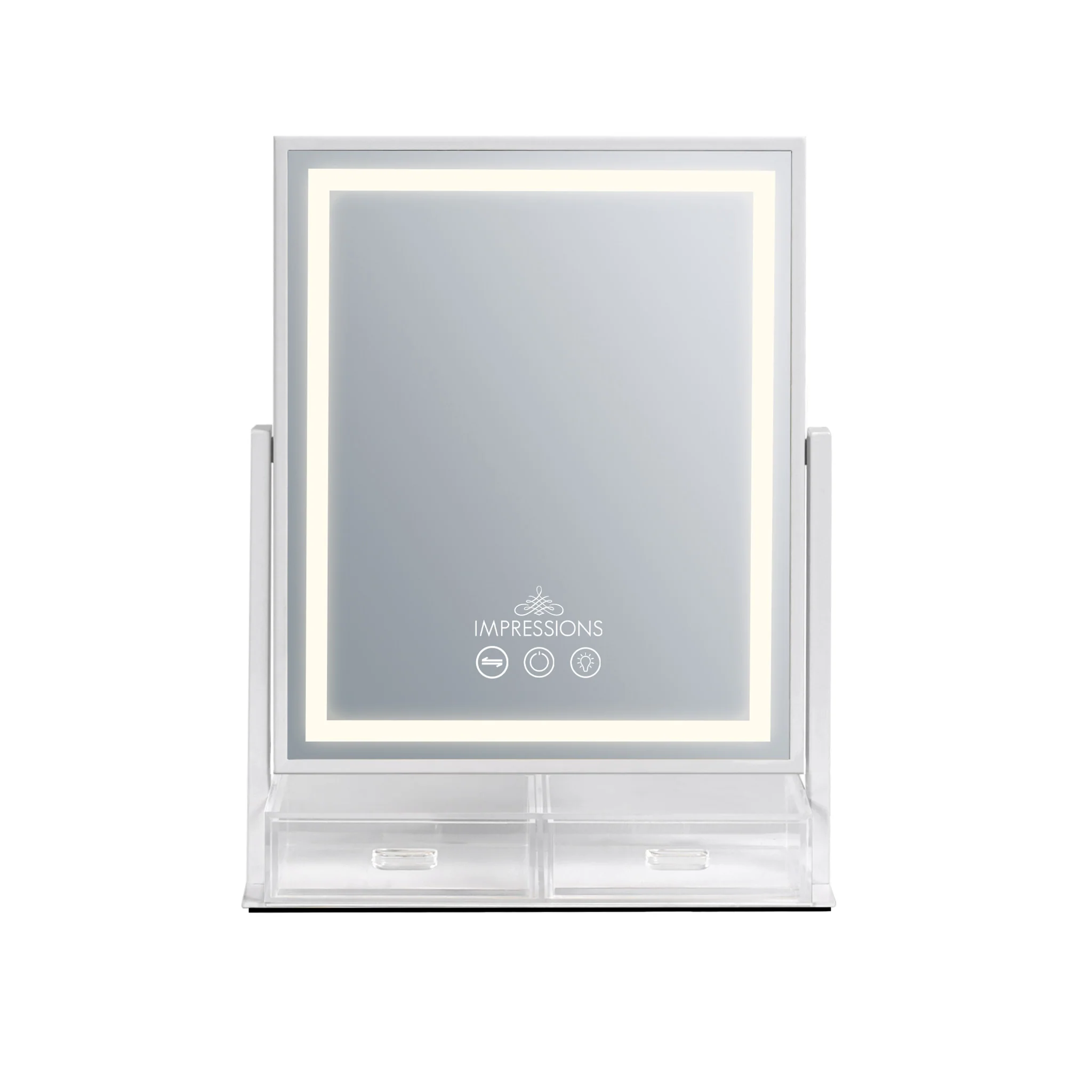 Glow & Store Tri-Tone LED Makeup Mirror - Image 13