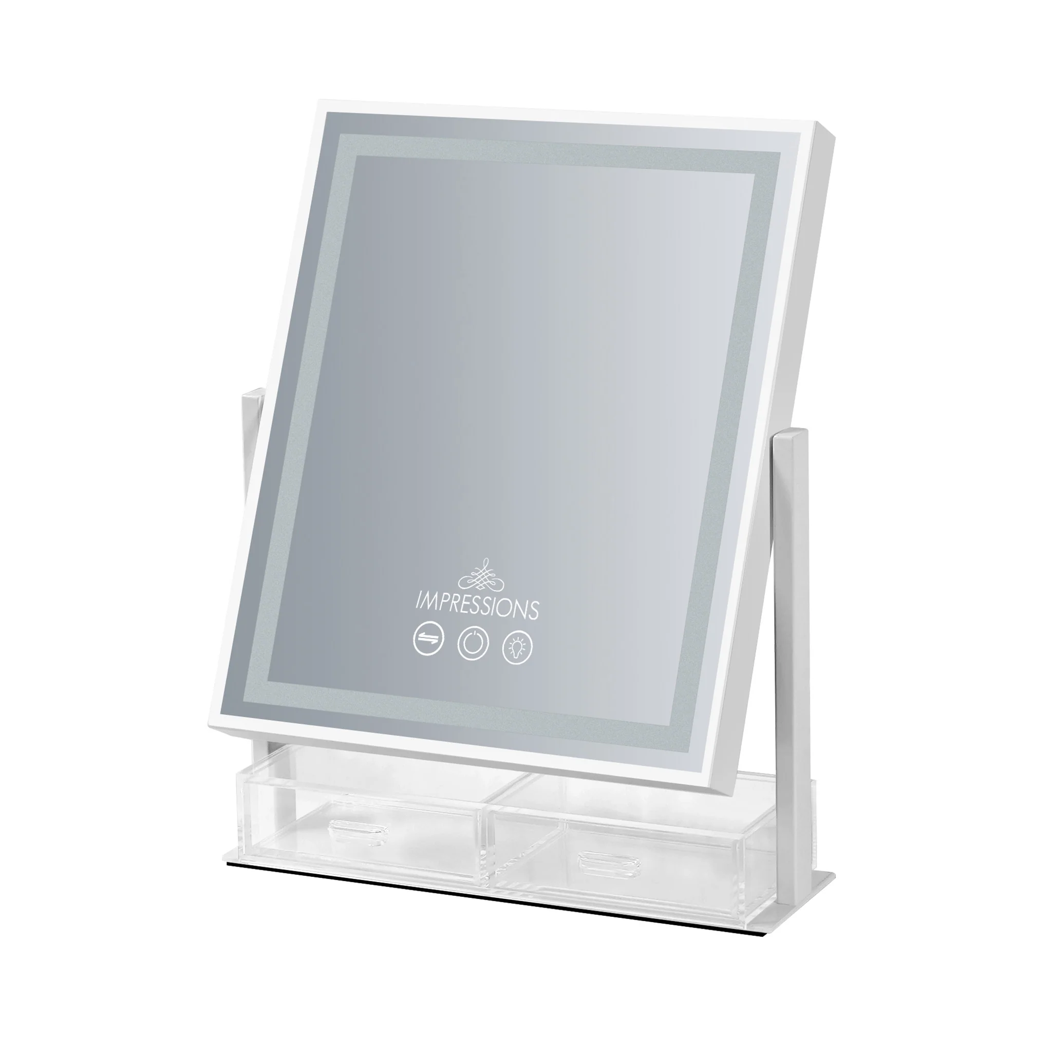 Glow & Store Tri-Tone LED Makeup Mirror - Image 16