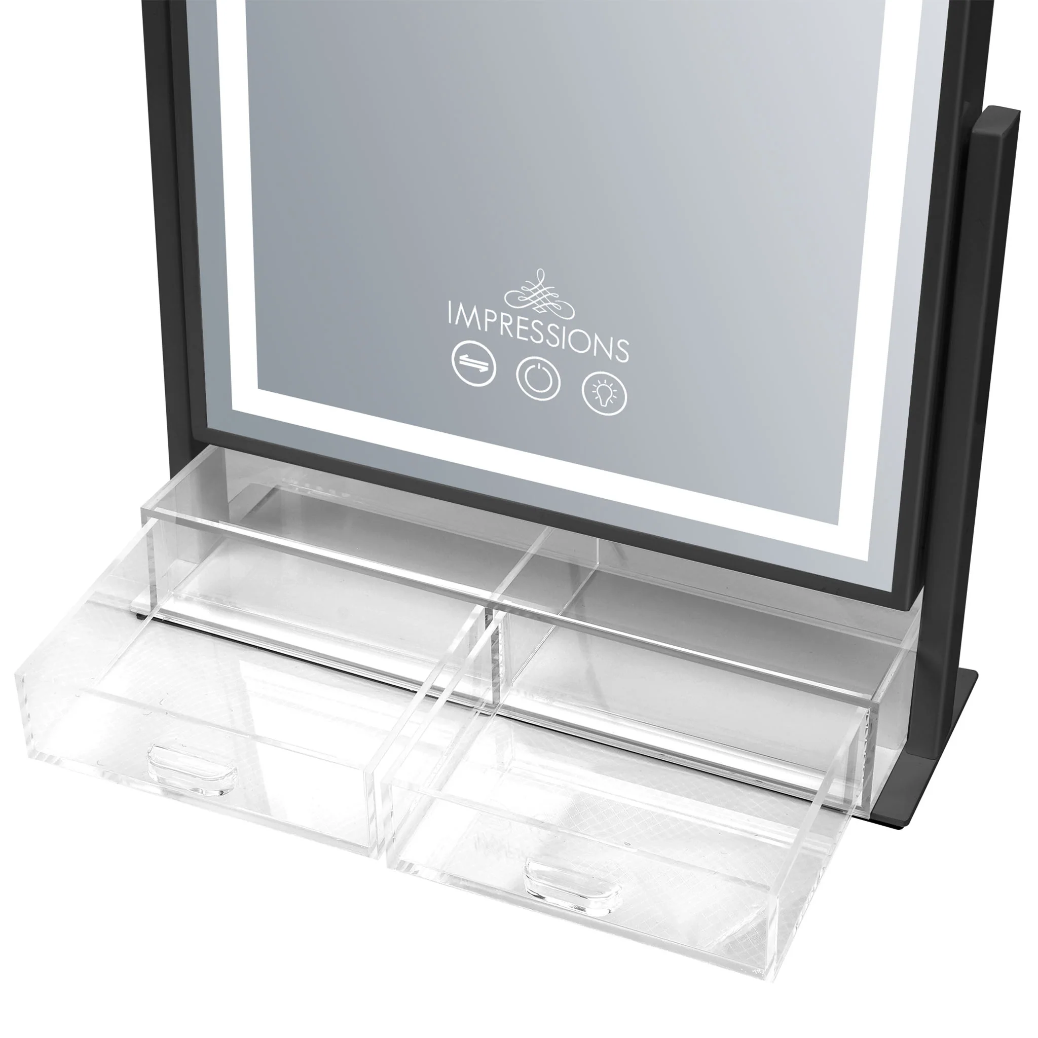 Glow & Store Tri-Tone LED Makeup Mirror - Image 2