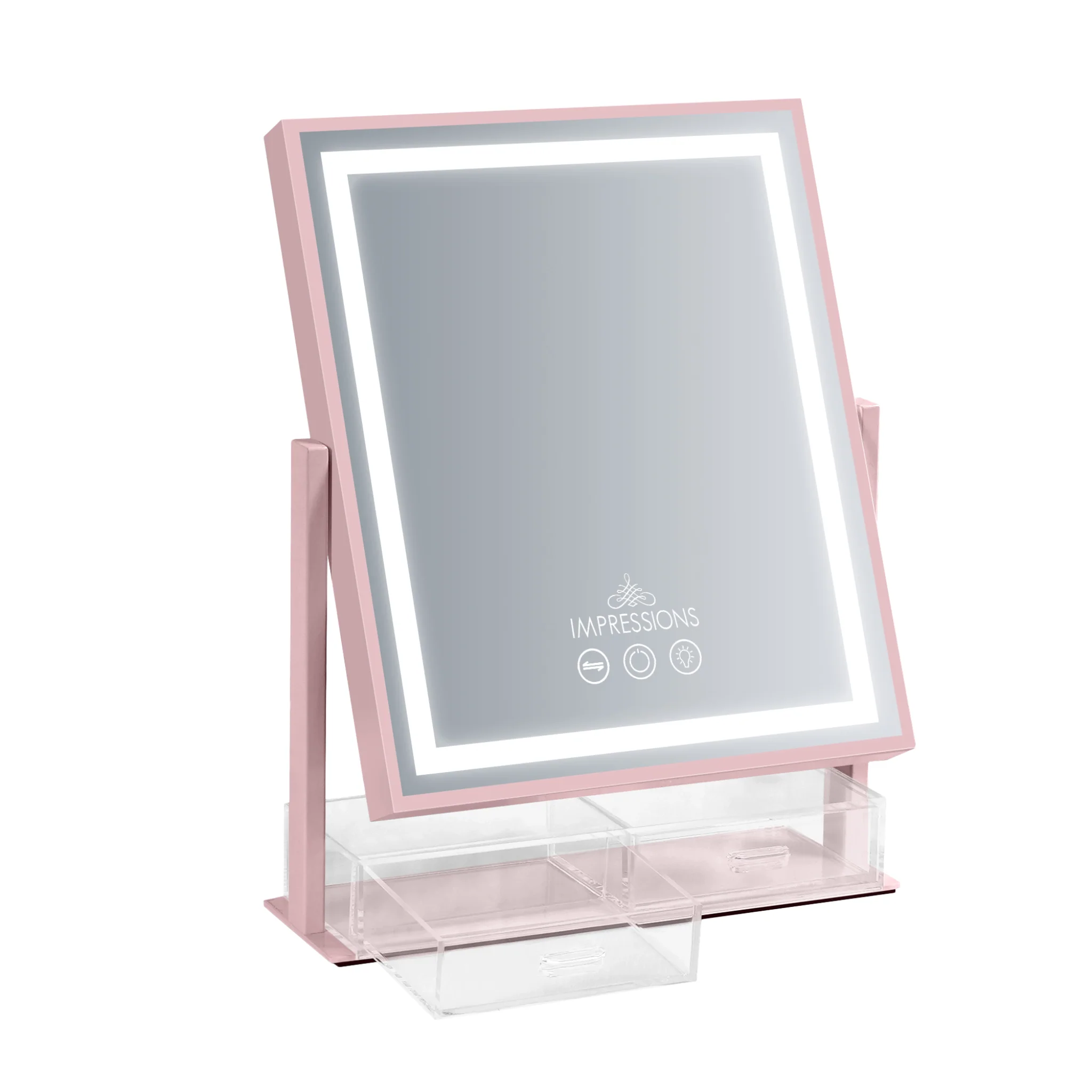 Glow & Store Tri-Tone LED Makeup Mirror - Image 26