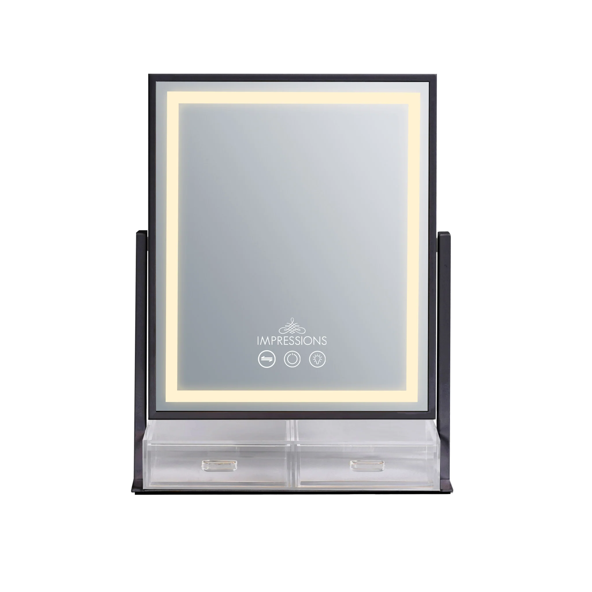 Glow & Store Tri-Tone LED Makeup Mirror - Image 4