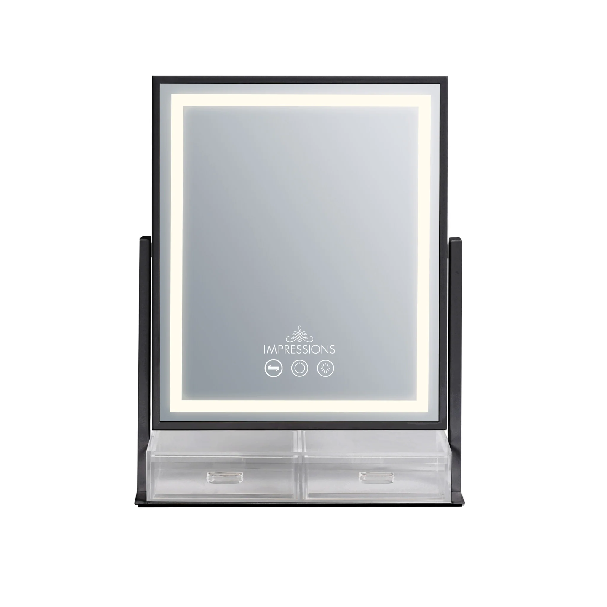 Glow & Store Tri-Tone LED Makeup Mirror - Image 5