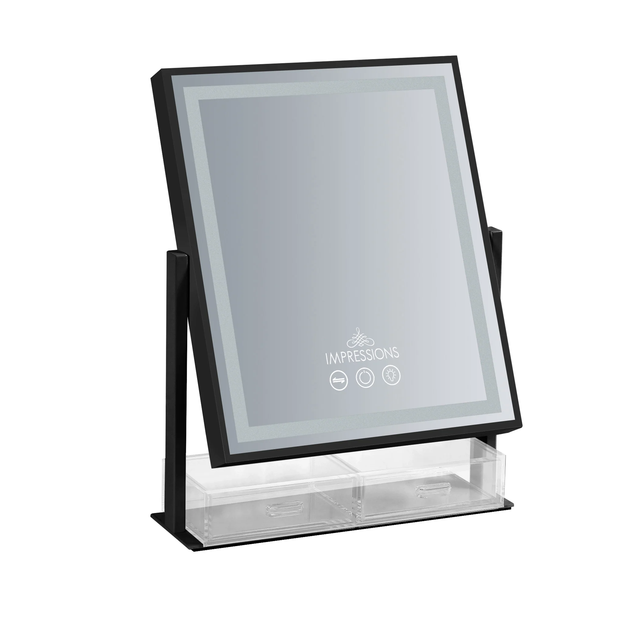 Glow & Store Tri-Tone LED Makeup Mirror - Image 7