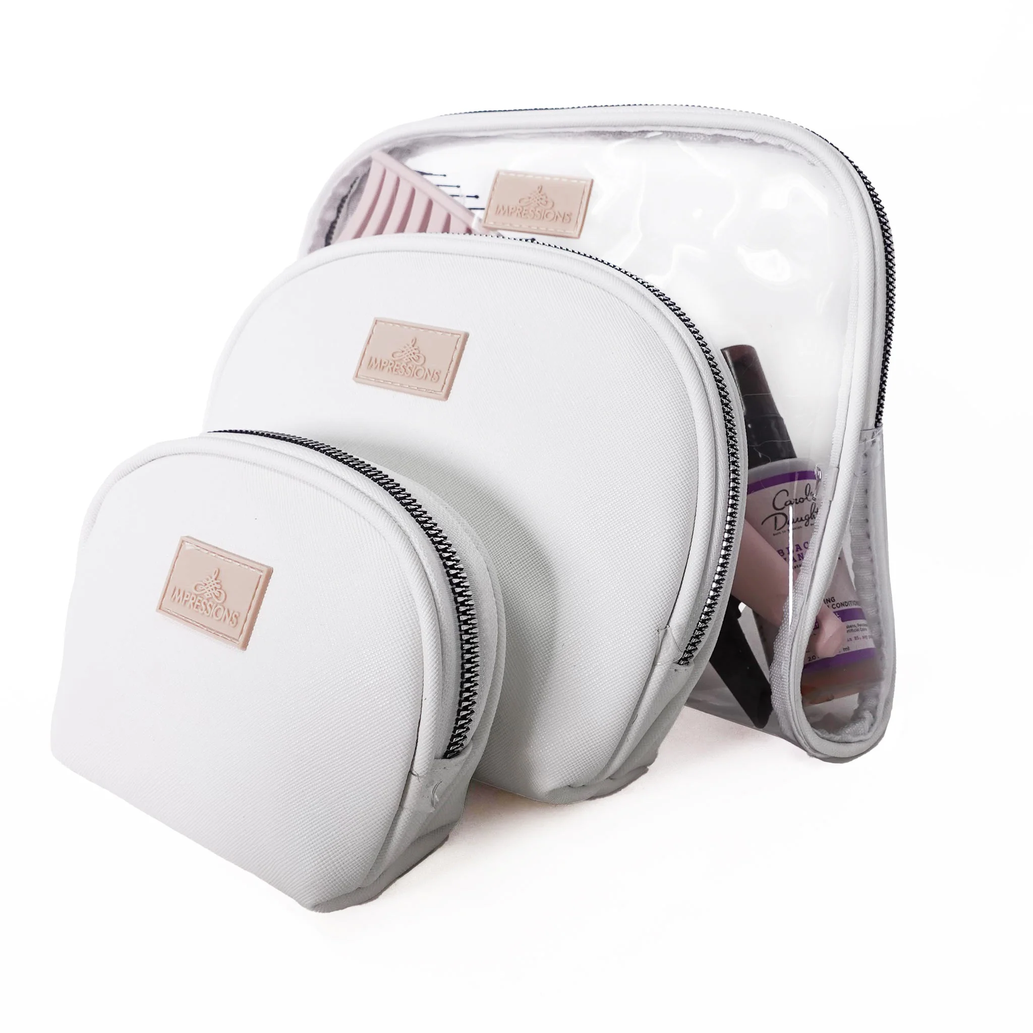 Havana Arch 3-PC Makeup Bag Set - Image 3