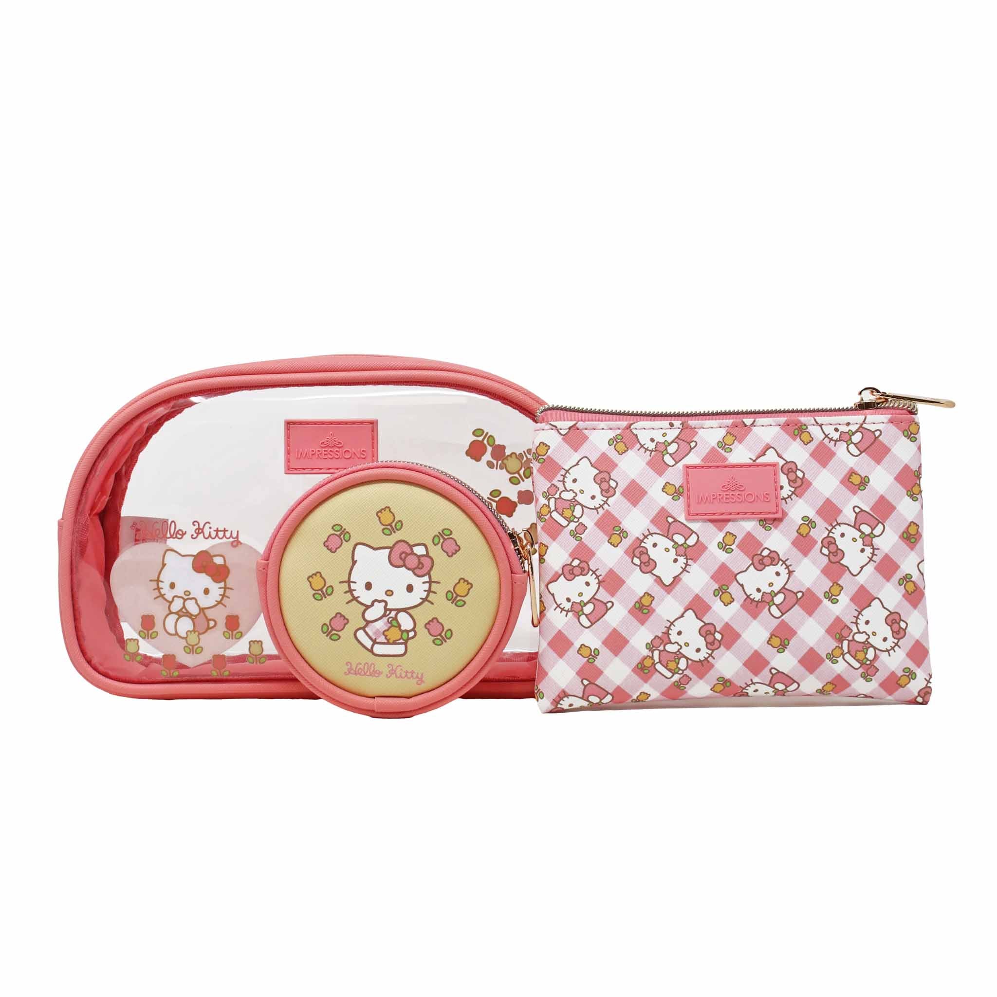 Hello Kitty® 3-PC Makeup Bag Set - Image 2