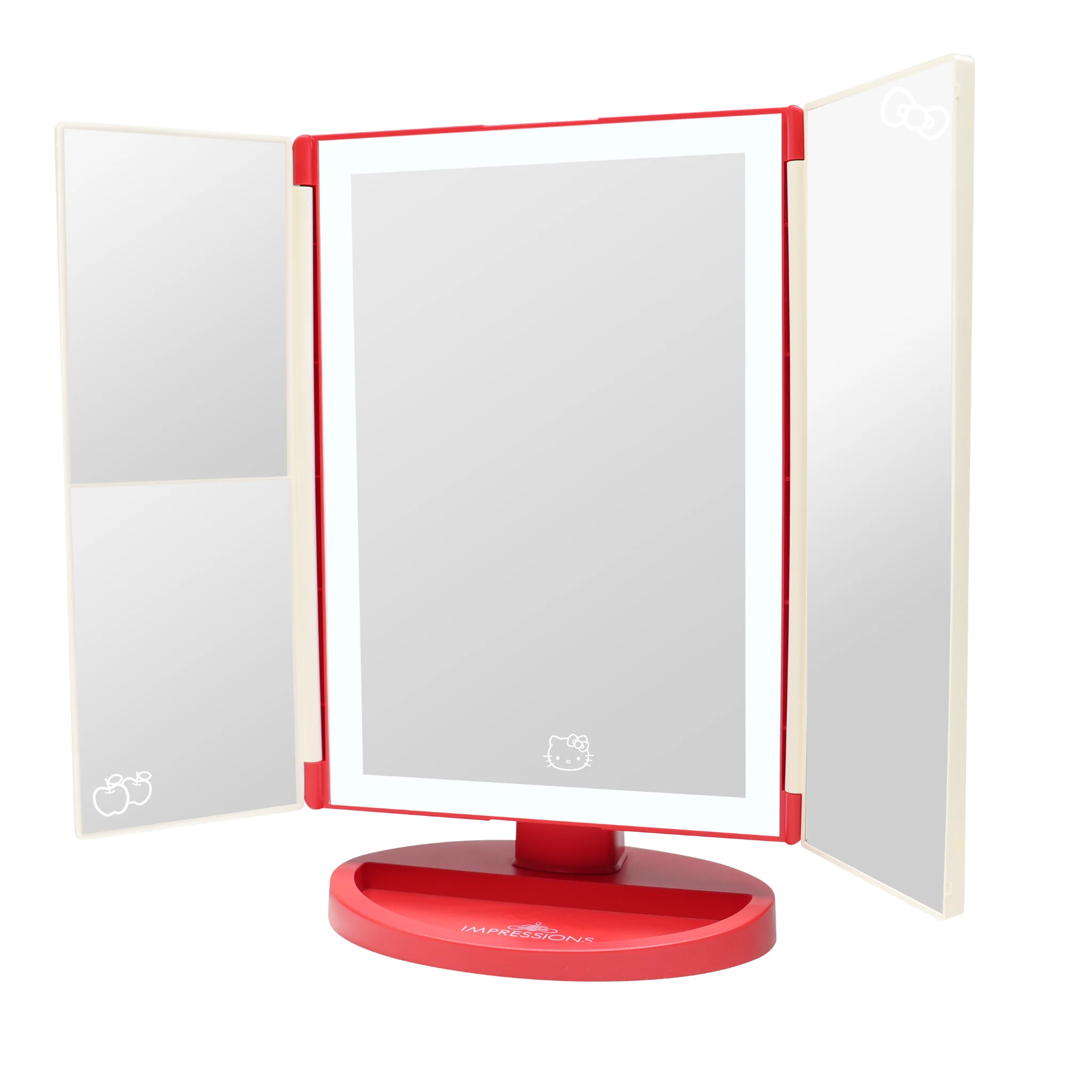 Hello Kitty®️ Apples Trifold LED Makeup Mirror - Image 2