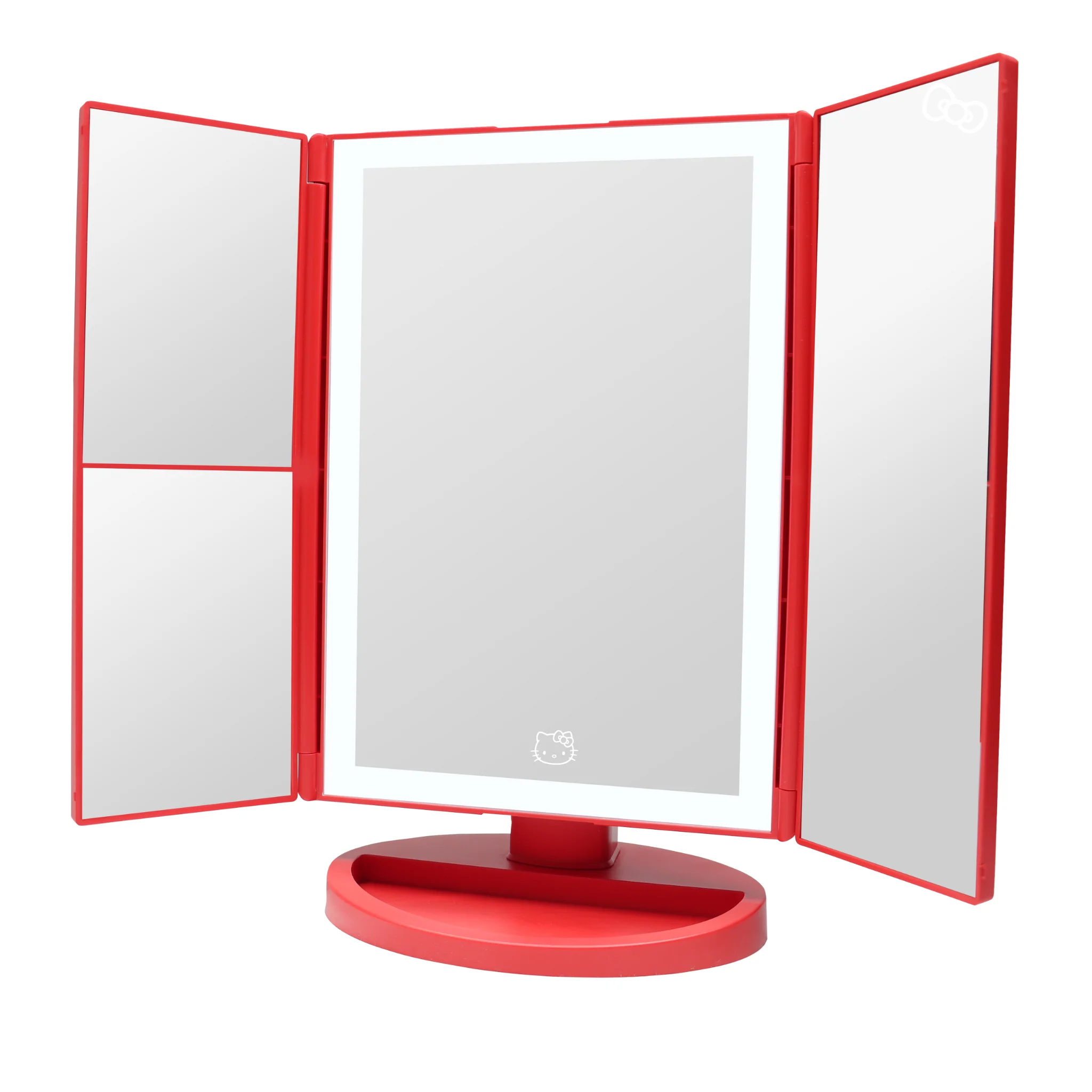 Hello Kitty®️ Bows Trifold LED Makeup Mirror - Image 2