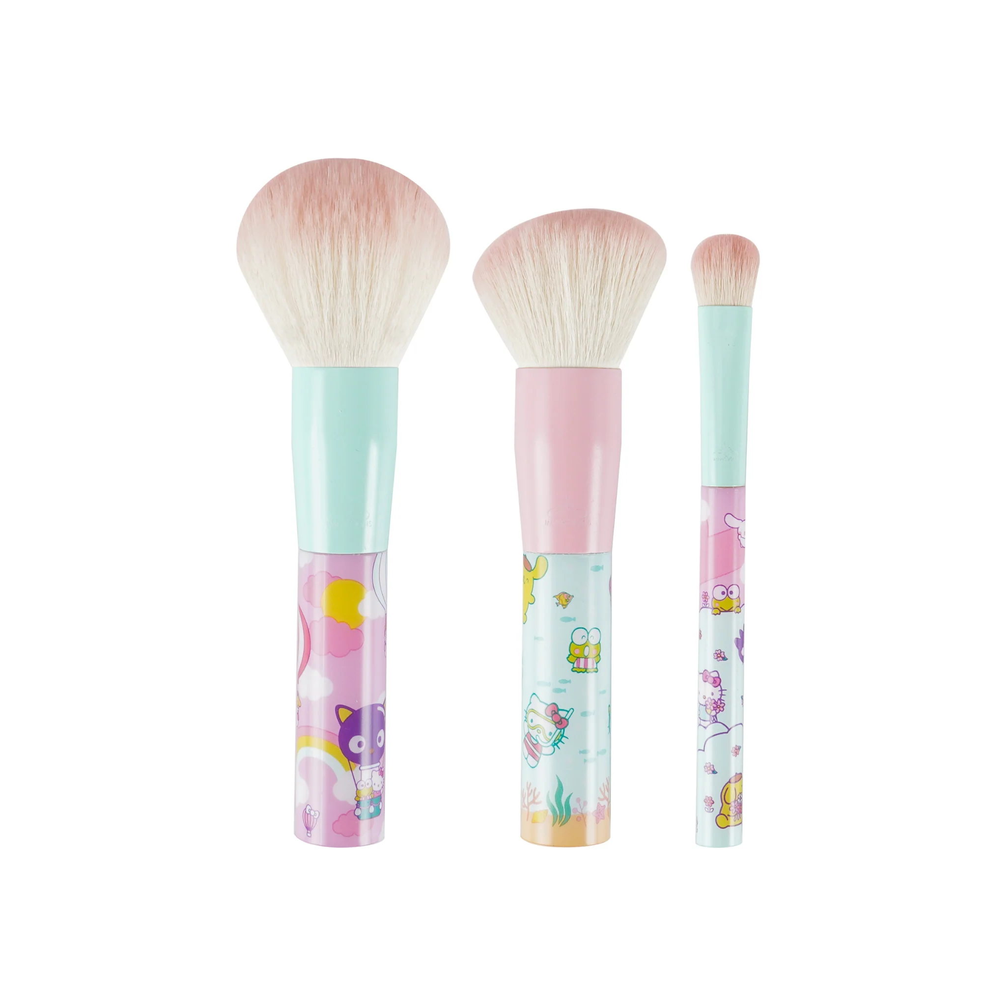 Hello Kitty® & Friends 3-PC Mini Makeup Brush Set - Image 3