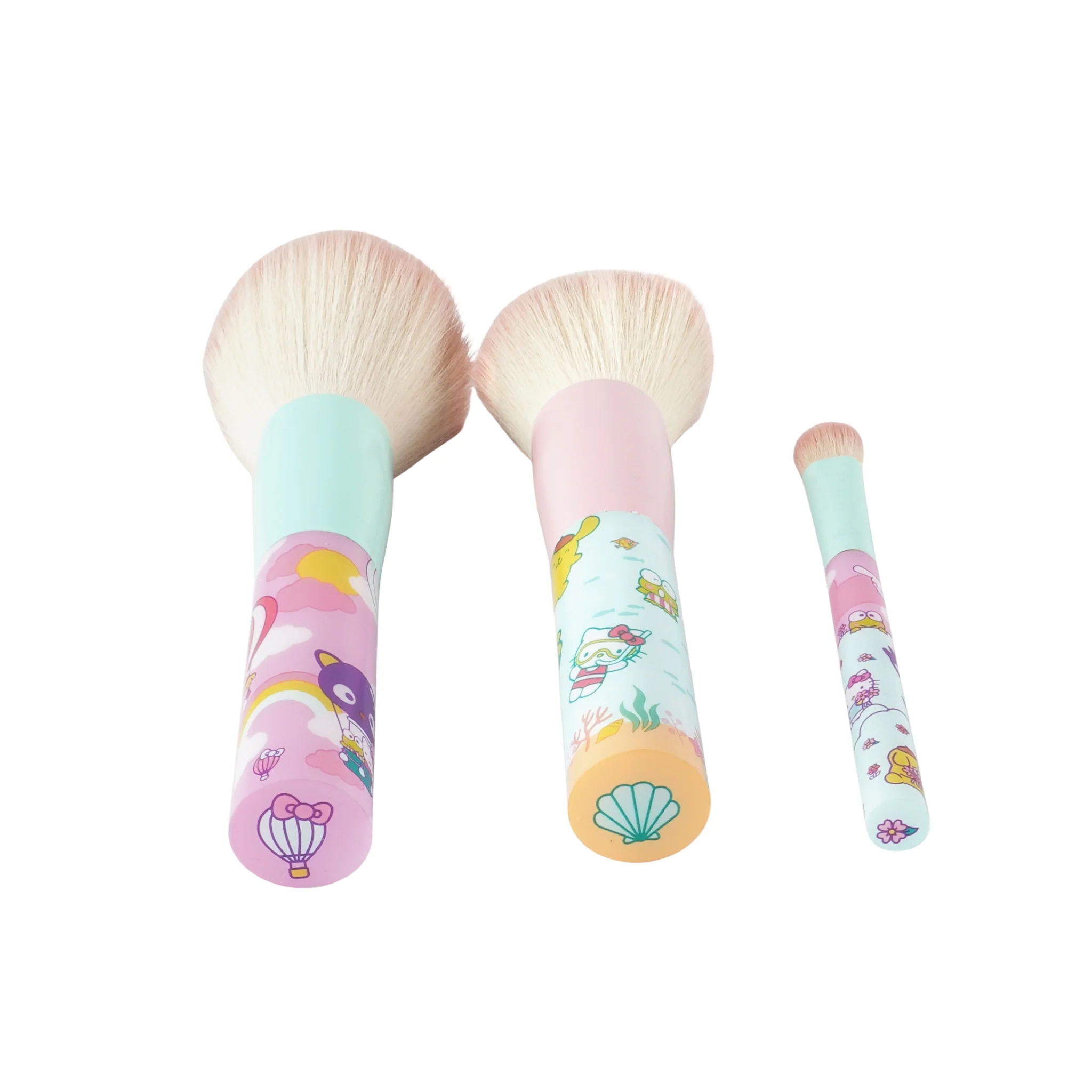 Hello Kitty® & Friends 3-PC Mini Makeup Brush Set - Image 4
