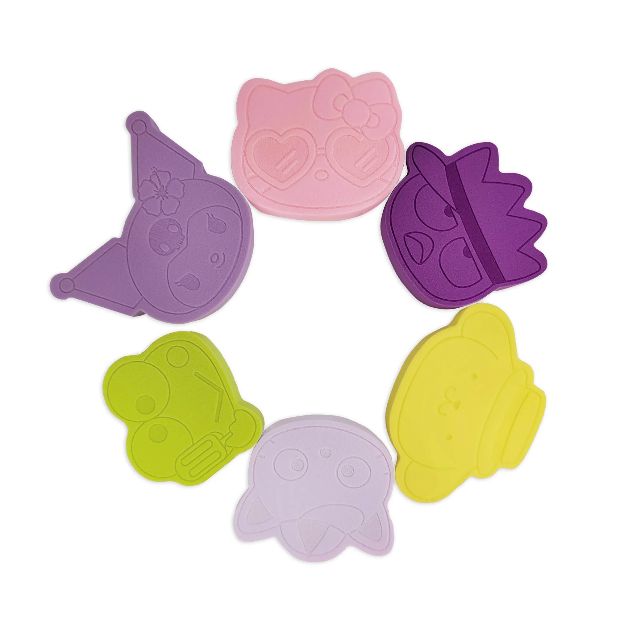 Hello Kitty® & Friends “Vacay” 6-PC Sponge + Tray Set - Image 2