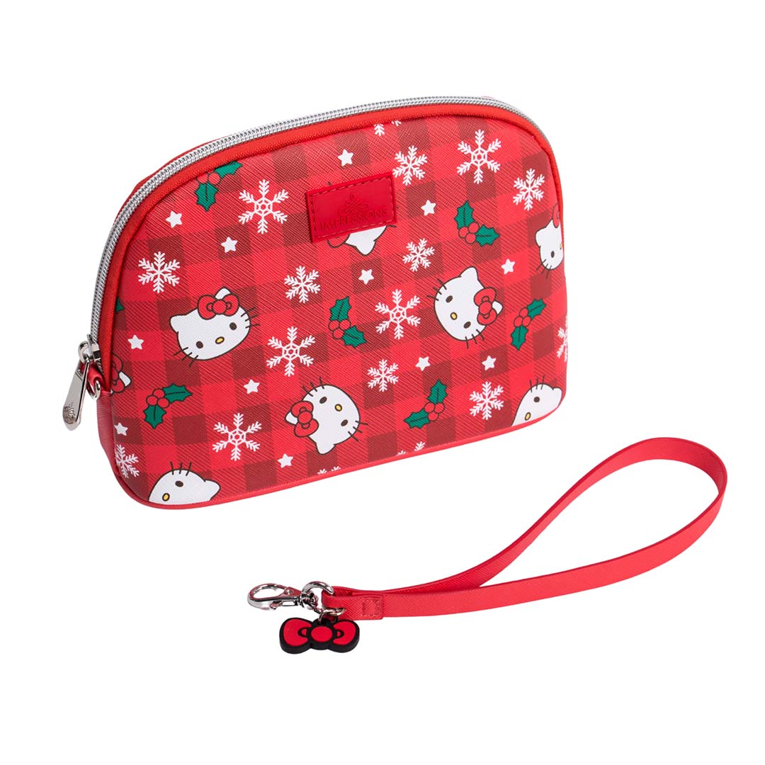 Hello Kitty® Gingham Arch Makeup Bag - Image 4